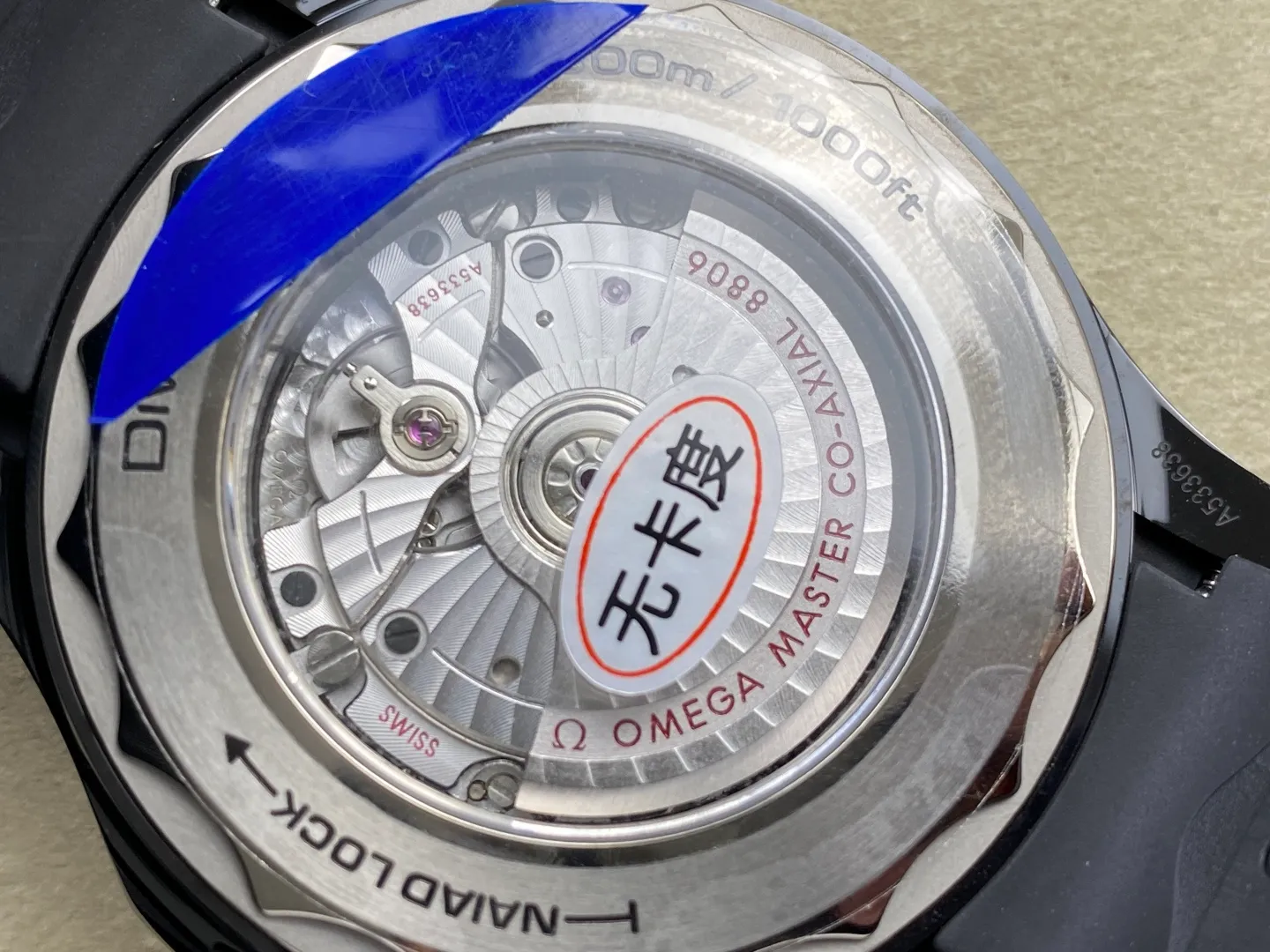 OMEGA Seamaster Diver 300M Black Ceramic Bezel ORF 1:1 Best Edition Black Dial On Black Rubber Strap OR8806 (Free Spring) 34 73fa485272a0ae6 AMO Watch
