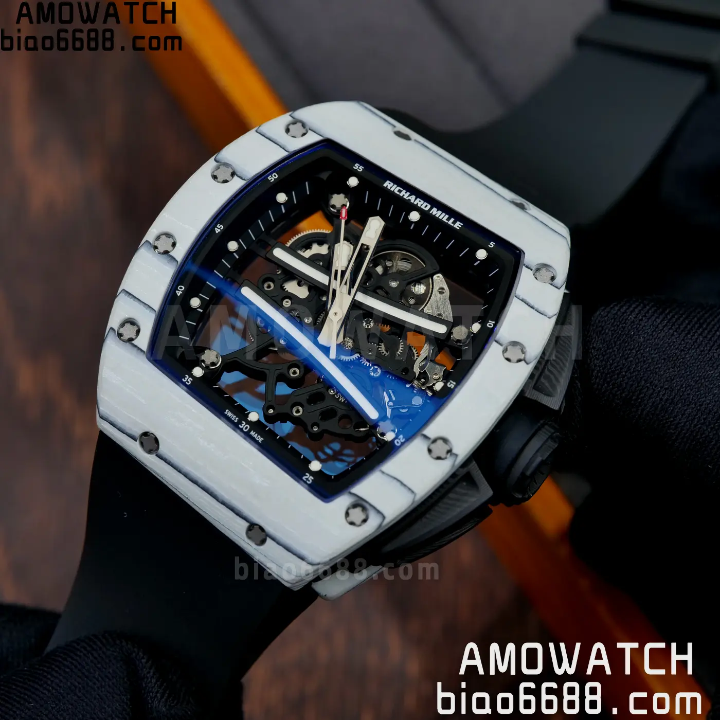 RICHARD MILLE RM61-01 RM6101 A9F 1:1 Best Edition Black Bezel Strap RMUL3 Free Sprung 85 7405b0fa249ba5b 阿默表行AmoWatch