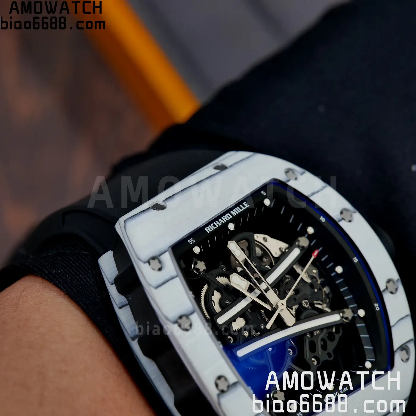 RICHARD MILLE RM61-01 RM6101 A9F 1:1 Best Edition Black Bezel Strap RMUL3 Free Sprung 104 7665c63878eddf2 阿默表行AmoWatch