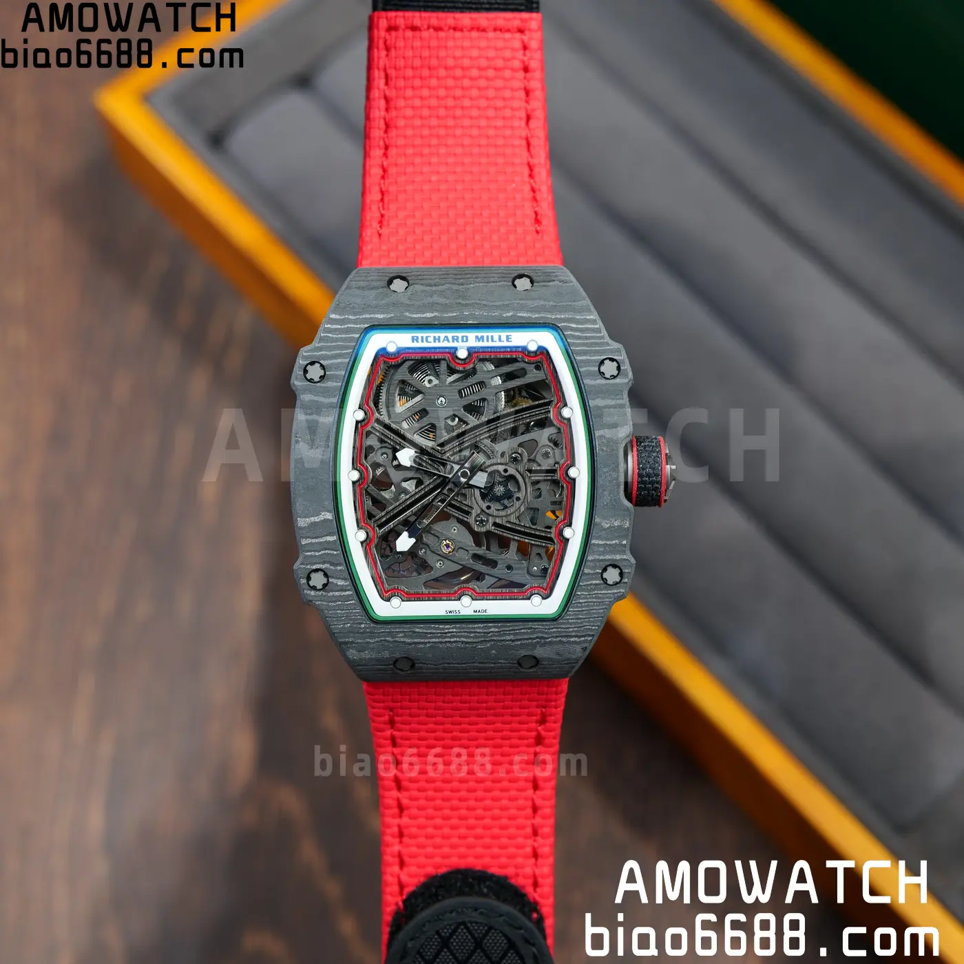 RICHARD MILLE RM67-02 Black NTPT RICH Factory 1:1 Italy Green/Red/White Skeleton Dial CRMA7 Super Clone 98 76ea6c323e20526 阿默表行AmoWatch