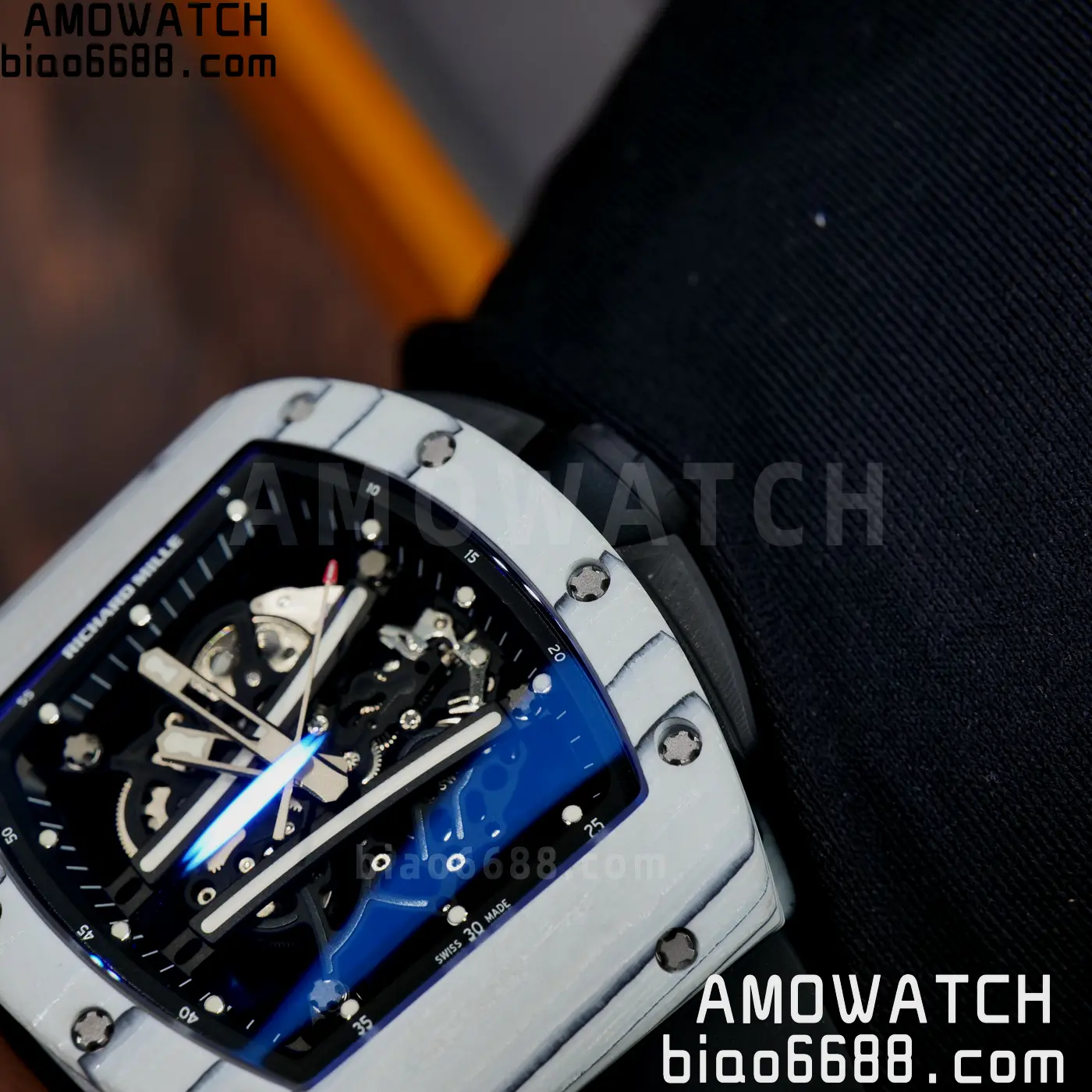 RICHARD MILLE RM61-01 RM6101 A9F 1:1 Best Edition Black Bezel Strap RMUL3 Free Sprung 103 7c1c213ab3b96d5 阿默表行AmoWatch
