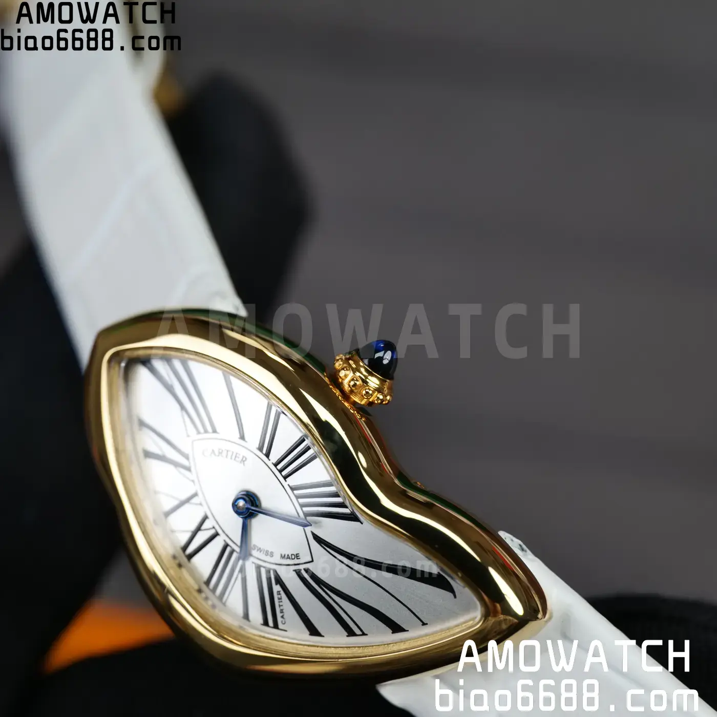 Cartier CRASH 23mm YG White dial Quartz 79 7d9d8f25ab756c1 阿默表行AmoWatch