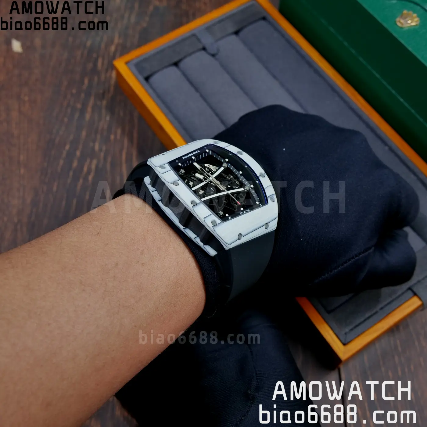 RICHARD MILLE RM61-01 RM6101 A9F 1:1 Best Edition Black Bezel Strap RMUL3 Free Sprung 105 7e1dedd61cedb73 阿默表行AmoWatch