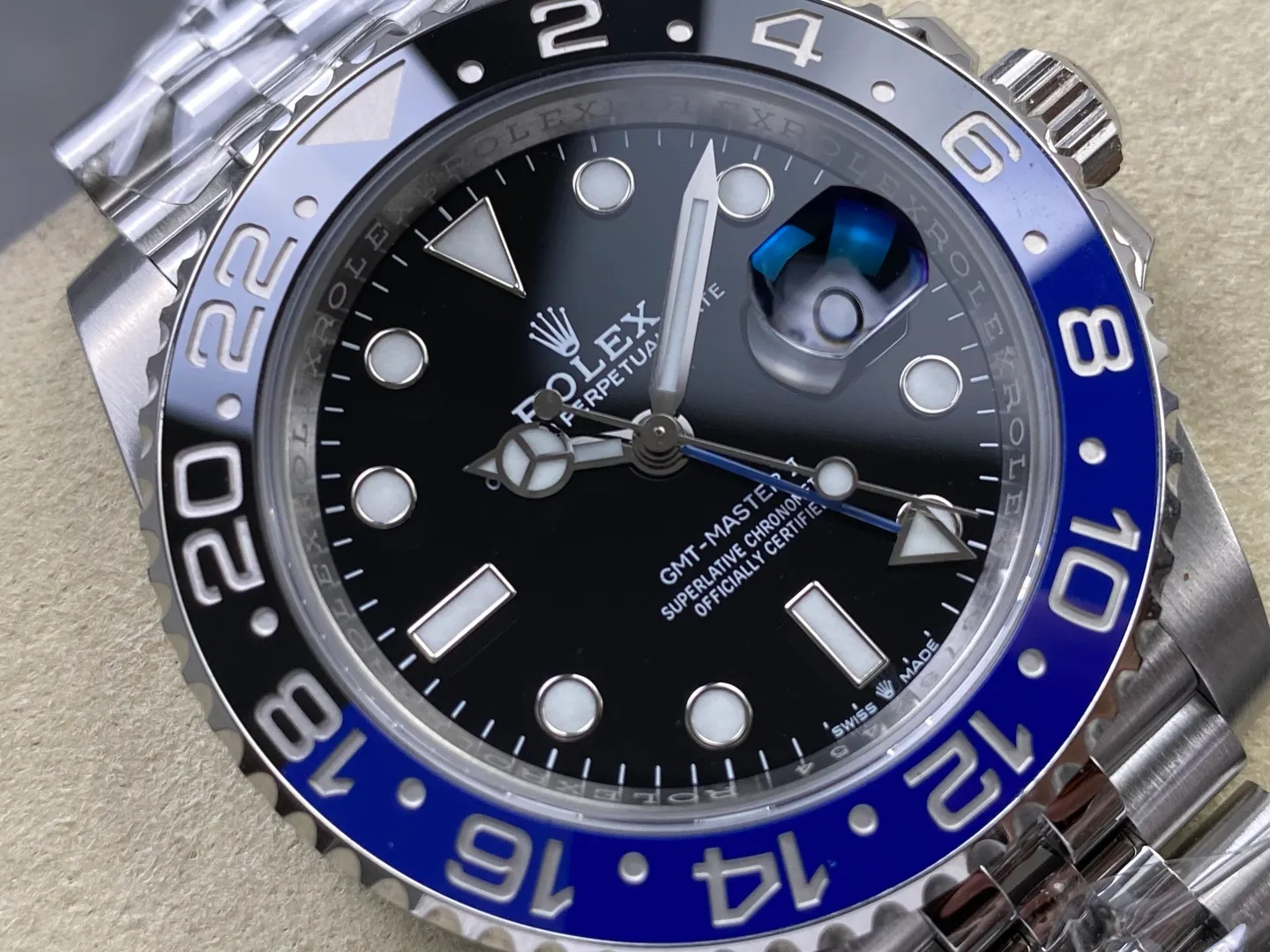 Rolex GMT-Master II 126710 BLNR 904L Steel RICH Batgirl 1:1 Best Edition on Jubilee Bracelet JH3285 (Free Sprung) V2 27 87a349eabb71aff 阿默表行AmoWatch