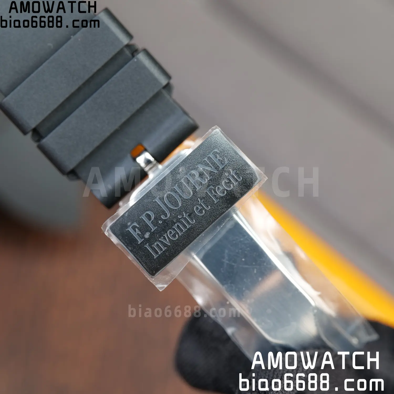 F.P.Journe Elegante PVD FPJF Best Edition Black Dial on Black Rubber Strap Quartz 98 891b72bc84f6518 阿默表行AmoWatch