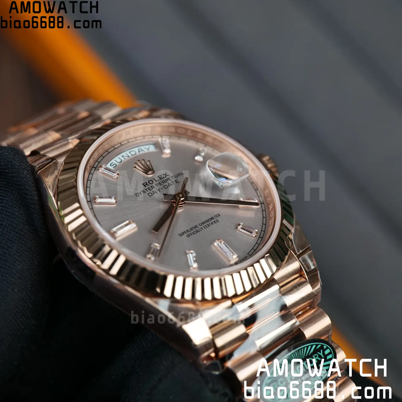 Rolex Day Date 40 RG 228236 RCF 1:1 Best Edition RG Dial on President Bracelet VR3255 (211g) 75 8a61661b11a2bf4 AMO Watch