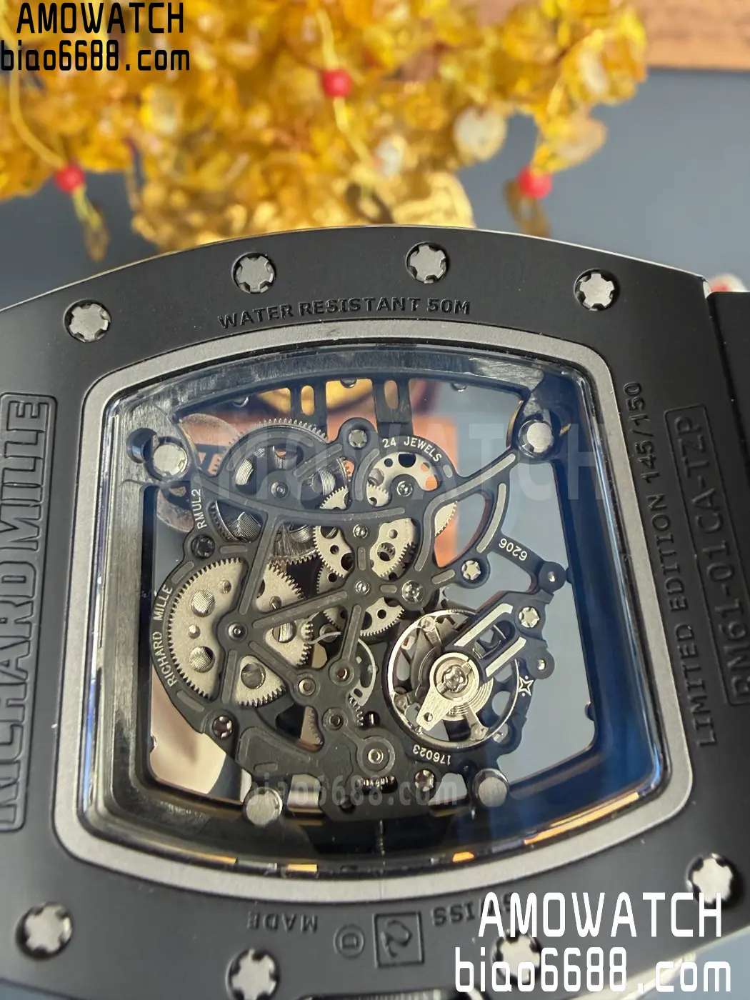 RICHARD MILLE RM61-01 RM6101 A9F 1:1 Best Edition Black Bezel Strap RMUL3 Free Sprung 30 8b84f09ea8f215d 阿默表行AmoWatch