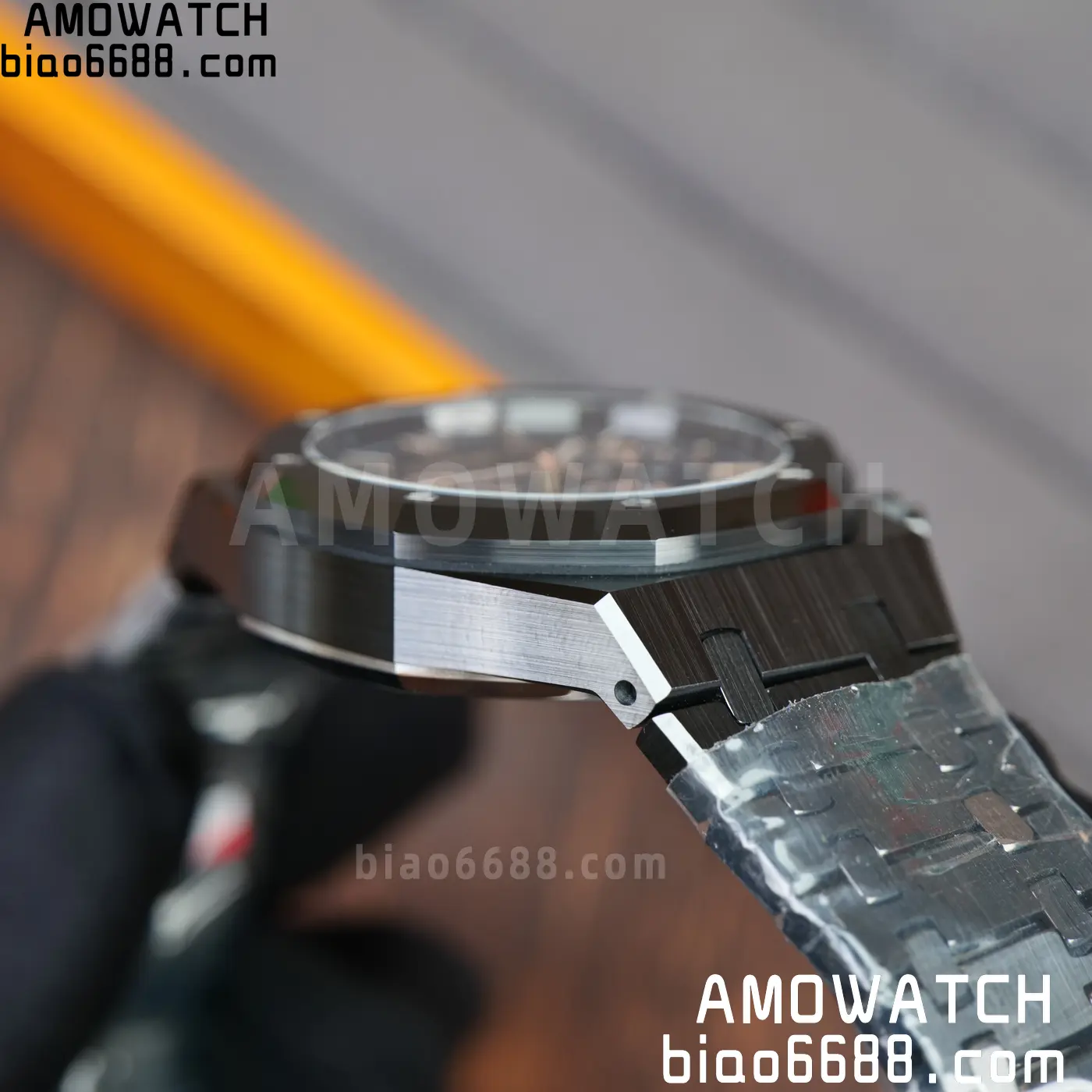 AP Royal Oak Chrono 26240 Black Ceramic ZF 1:1 Best Edition on Ceramic Bracelet SA4401 Super Clone V2 (Free Sprung) 73 9871779dae3ea72 AMO Watch