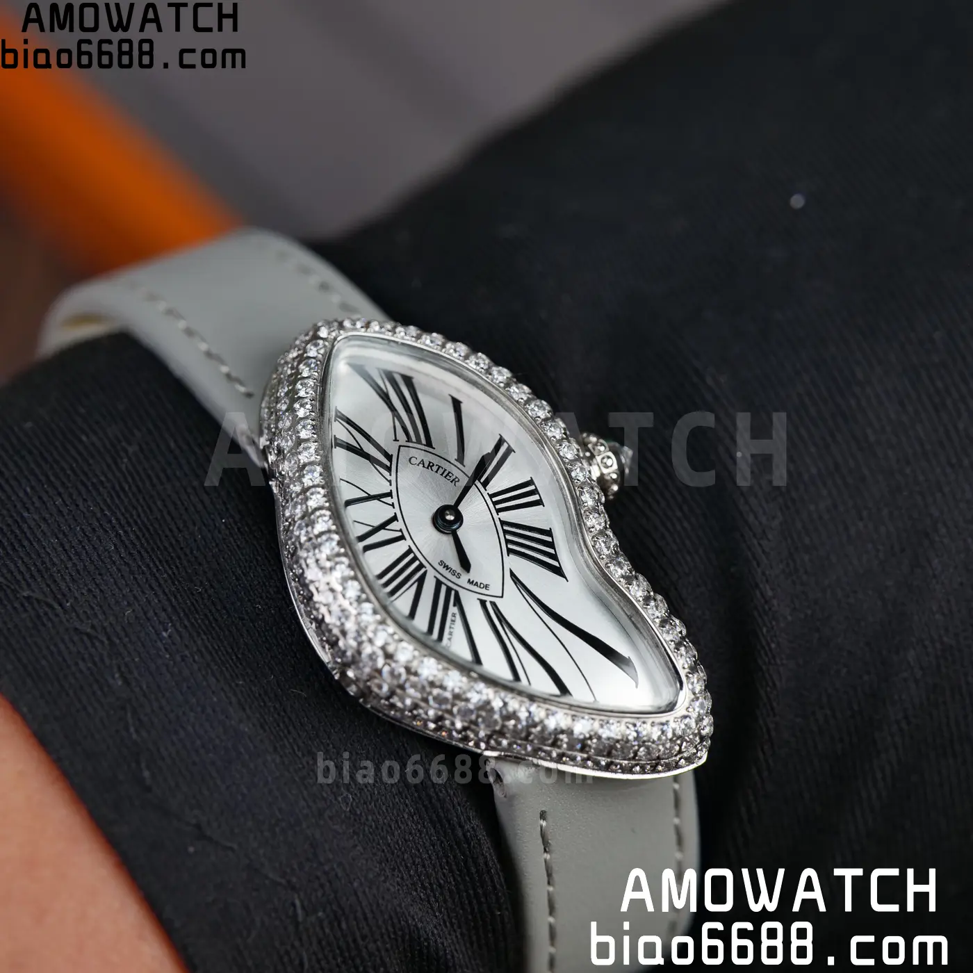 Cartier CRASH 23mm SS White dial Quartz 67 994c1e95dce97b3 阿默表行AmoWatch