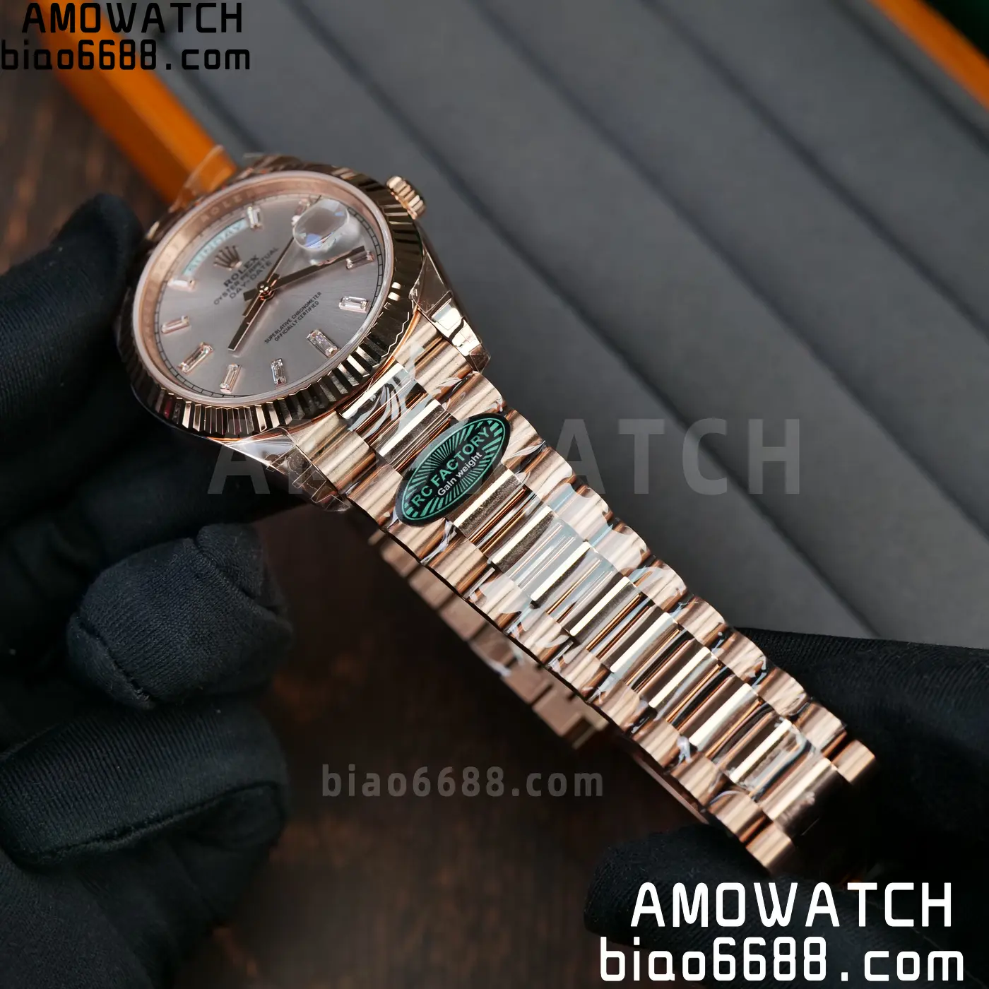 Rolex Day Date 40 RG 228236 RCF 1:1 Best Edition RG Dial on President Bracelet VR3255 (211g) 63 9a3dbe7324962c3 AMO Watch
