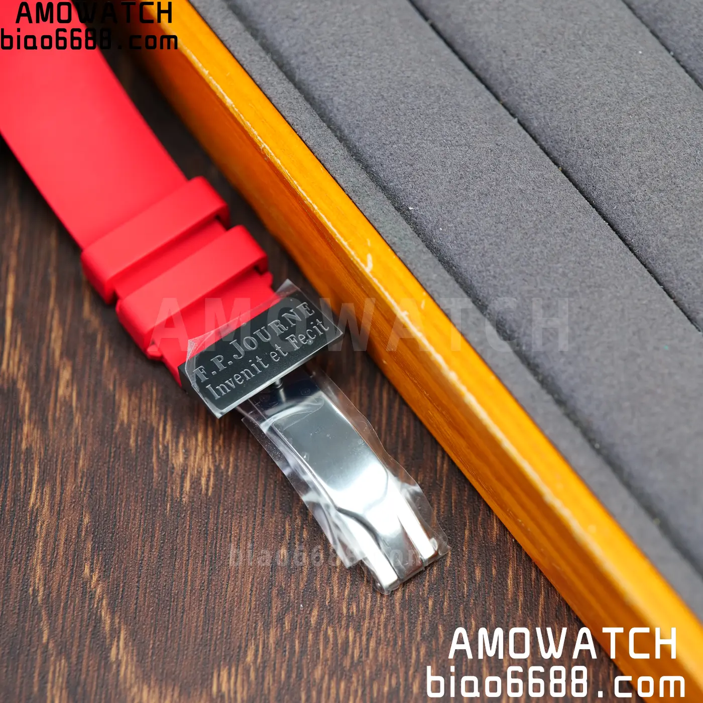 F.P.Journe Elegante PVD FPJF Best Edition Red Dial on Red Rubber Strap Quartz 85 9a4f89010104489 阿默表行AmoWatch
