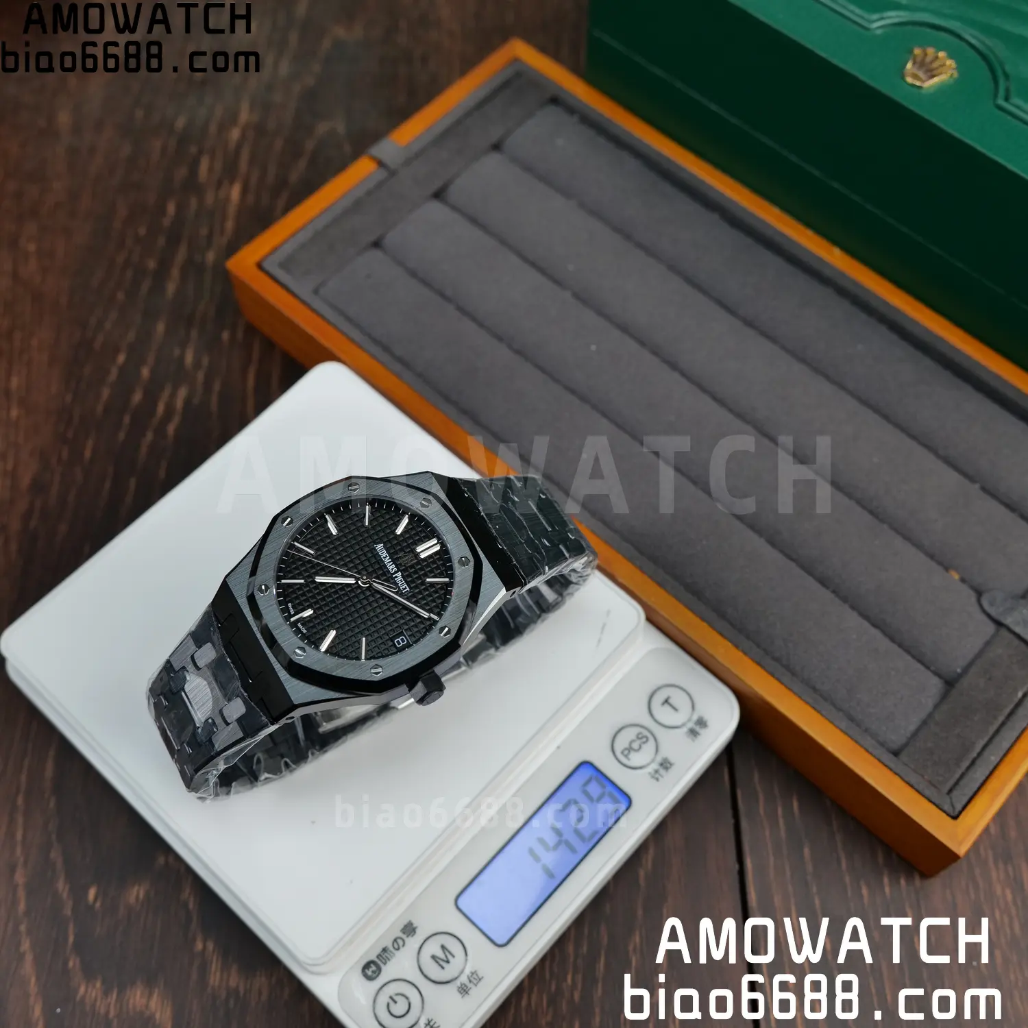 AP Royal Oak 41mm 15500 Black Ceramic ZF 1:1 Best Edition Black Dial on Ceramic Bracelet SA4302 Free Spring 81 9bb385cfece238b AMO Watch