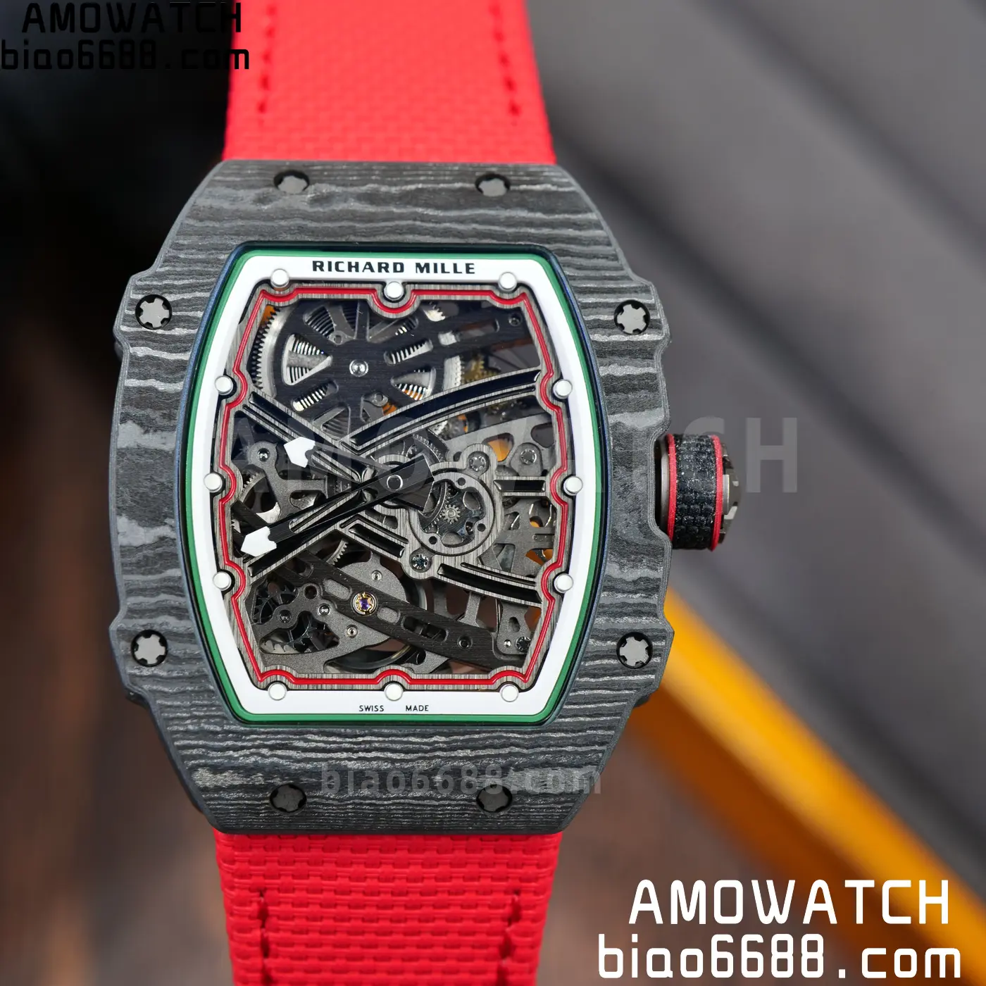 RICHARD MILLE RM67-02 Black NTPT RICH Factory 1:1 Italy Green/Red/White Skeleton Dial CRMA7 Super Clone 127 a186a66a561878c 阿默表行AmoWatch