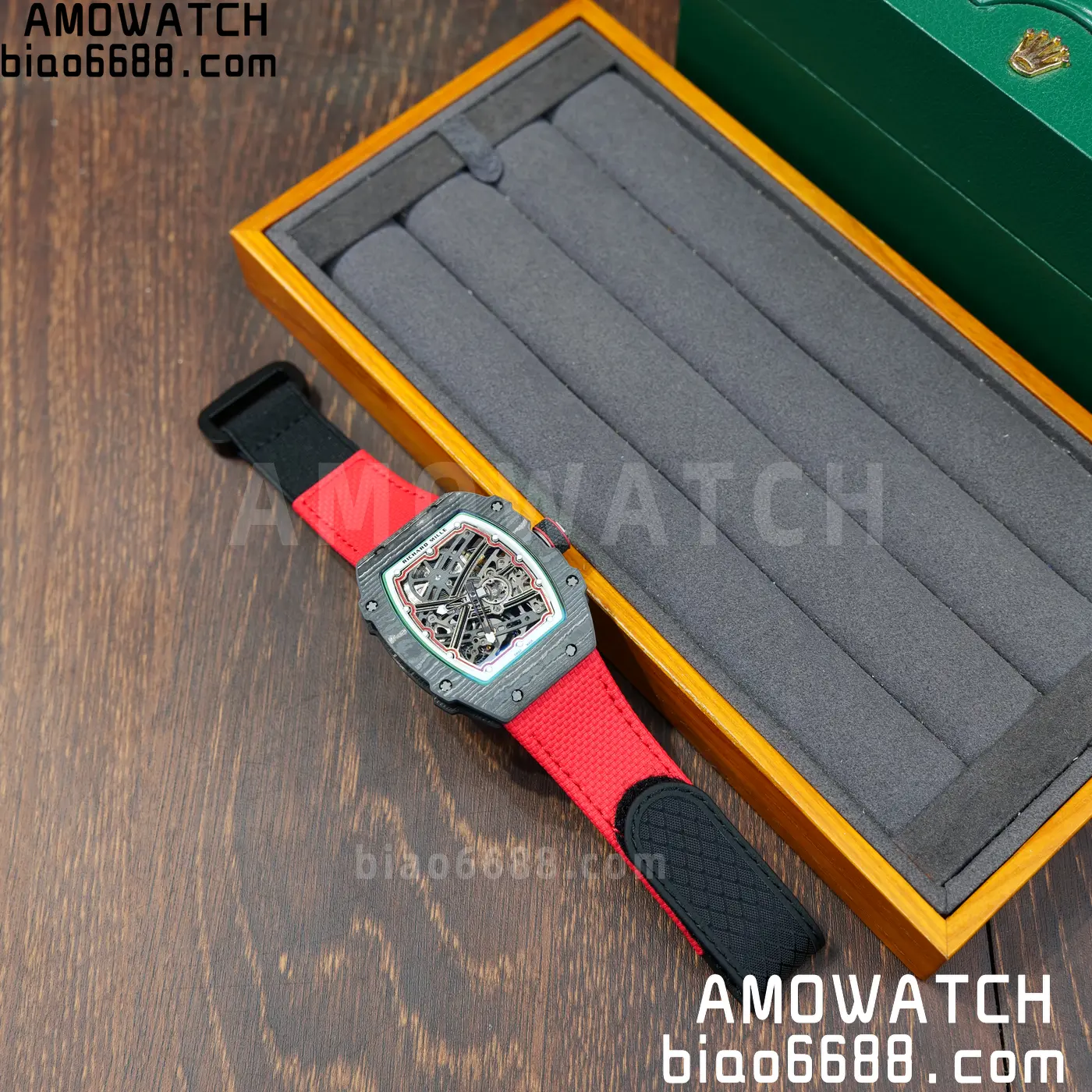 RICHARD MILLE RM67-02 Black NTPT RICH Factory 1:1 Italy Green/Red/White Skeleton Dial CRMA7 Super Clone 90 a192f475c2c6844 阿默表行AmoWatch