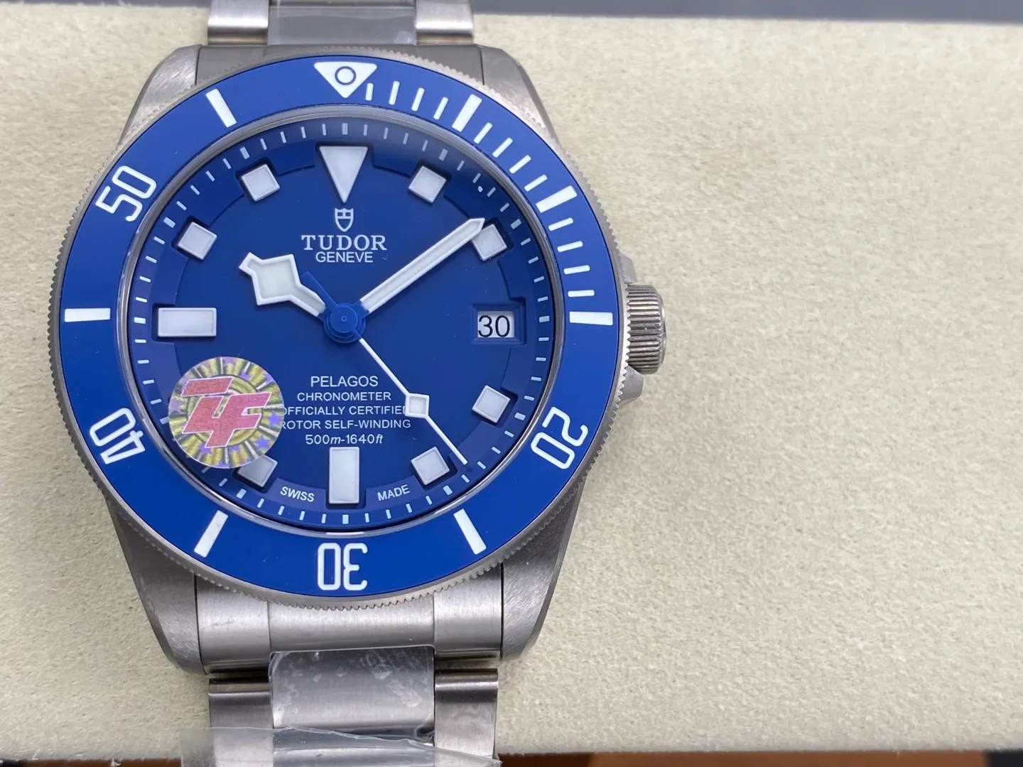 Tudor Blue Pelagos ZF 1:1 Best Edition on Titanium Bracelet 25 a1da151a5915364 AMO Watch