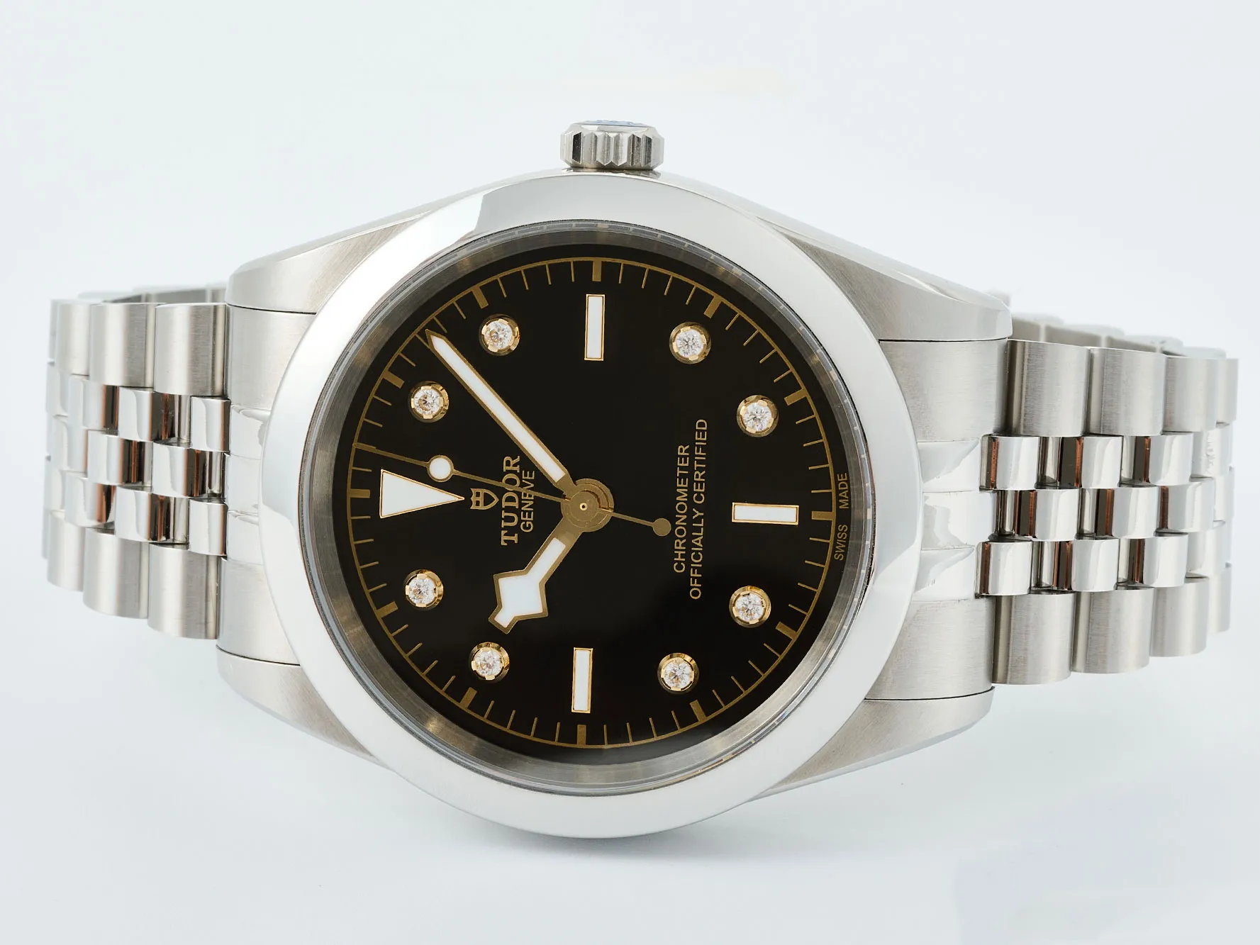 Tudor Black Bay One 41 SS HTF 1:1 Best Edition Black Diamonds Dial on SS Bracelet A26J 24 a53ef5a09c0acf4 AMO Watch