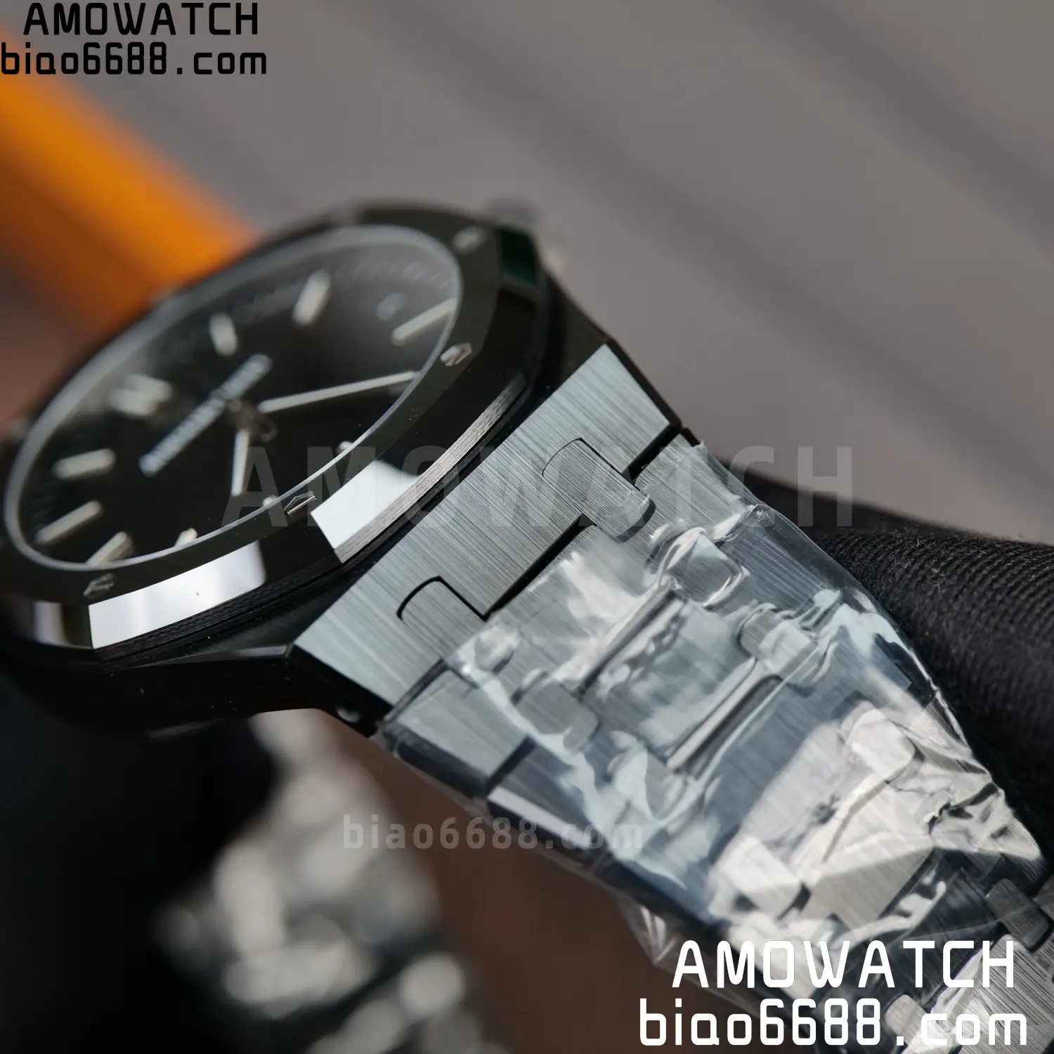 AP Royal Oak 41mm 15500 Black Ceramic ZF 1:1 Best Edition Black Dial on Ceramic Bracelet SA4302 Free Spring 92 a56fbba8a697f61 AMO Watch