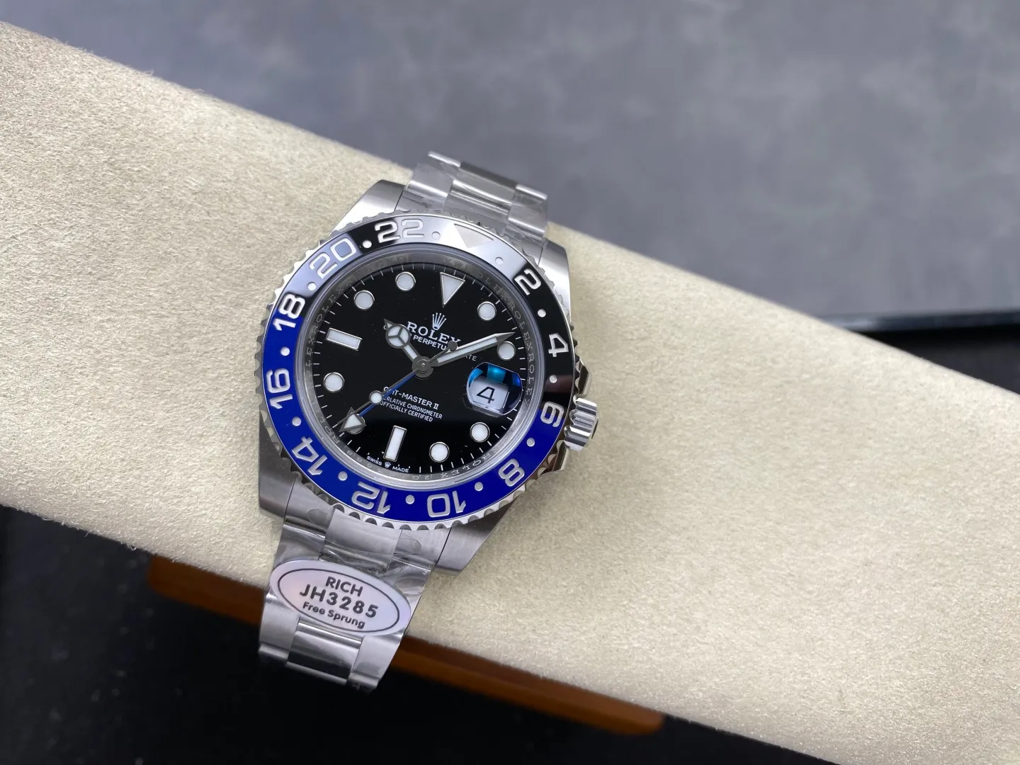 Rolex GMT-Master II 126710 BLNR 904L Steel RICH Batgirl 1:1 Best Edition on Oyster Bracelet JH3285 (Free Sprung) V2 30 a7a307f55f8ff6f 阿默表行AmoWatch
