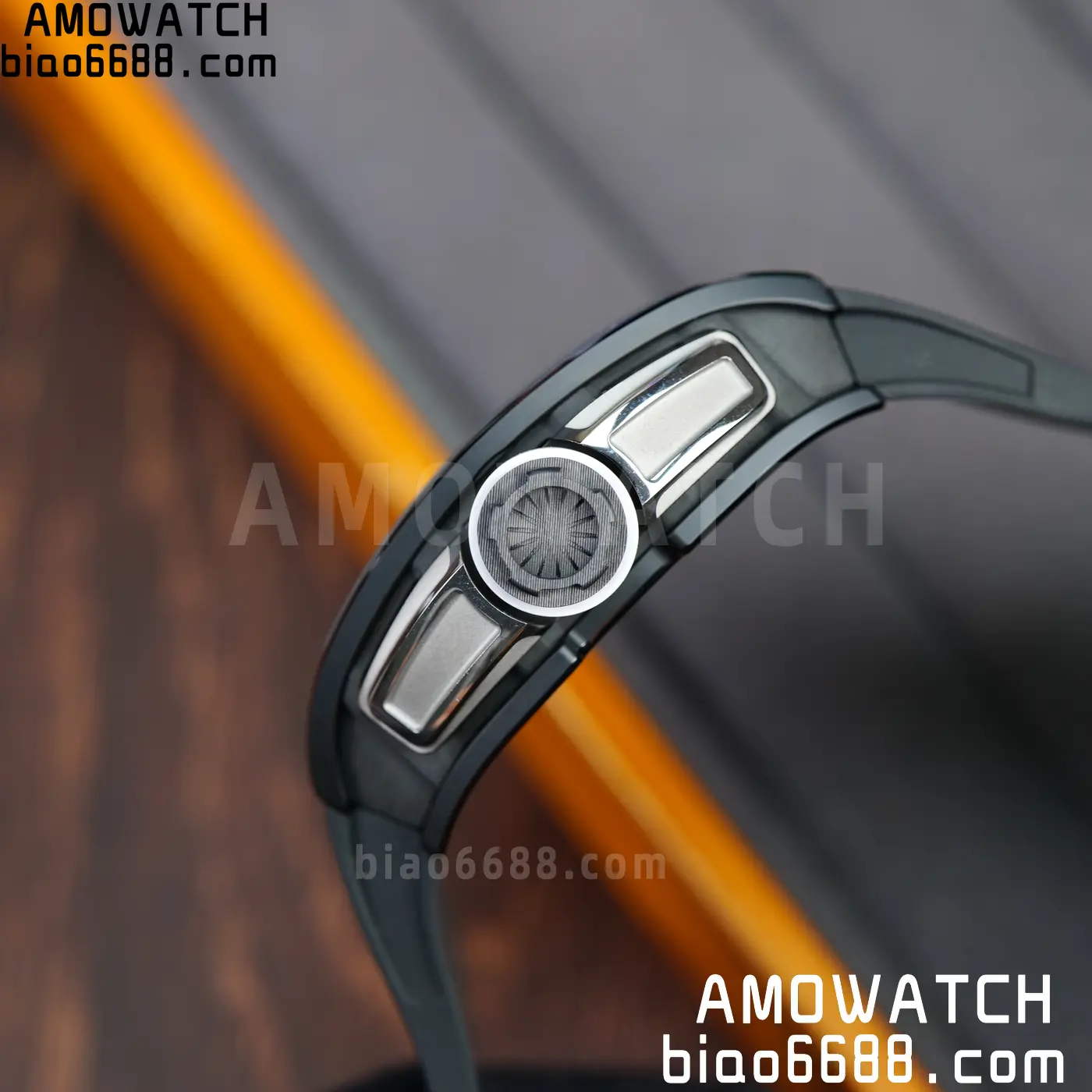 RICHARD MILLE RM61-01 RM6101 A9F 1:1 Best Edition Black Bezel White Strap RMUL3 Free Sprung 91 a7c7a660997d214 阿默表行AmoWatch