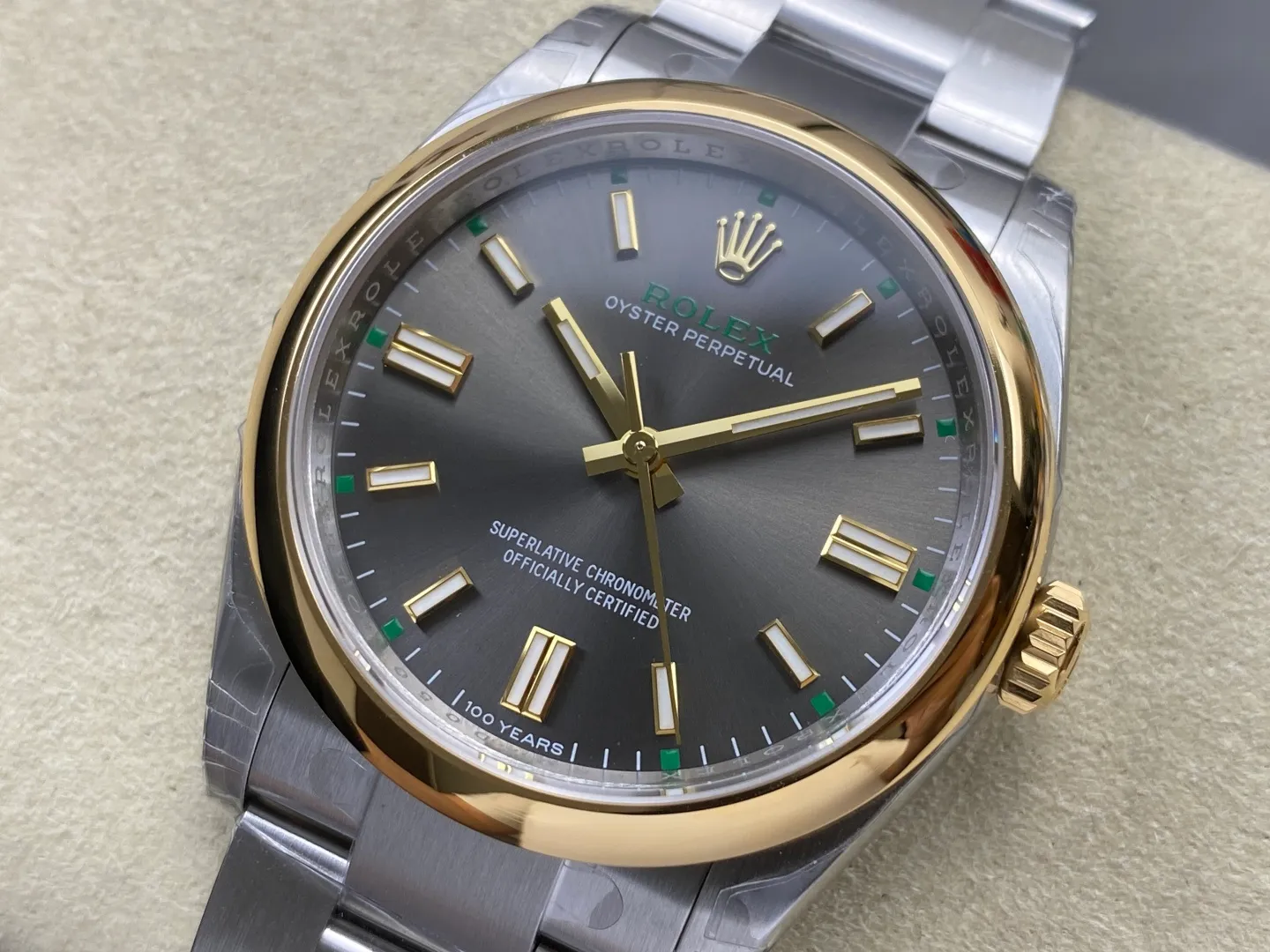 Rolex Oyster Perpetual 126003 36mm VSF 1:1 Best Edition 904L Steel Gray Dial 30 a87d34088056194 AMO Watch