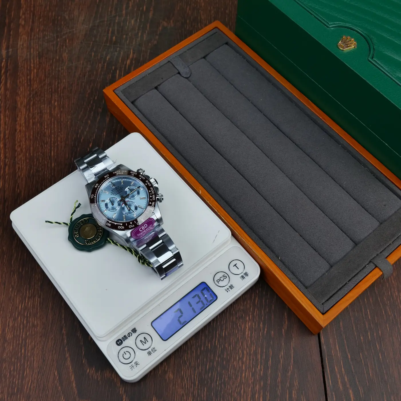 Rolex Daytona 116506 CBDF 1:1 Best Edition Ice Blue Crystal Dial on SS Bracelet 4130 210g 61 a9f453619a0bca7 AMO Watch