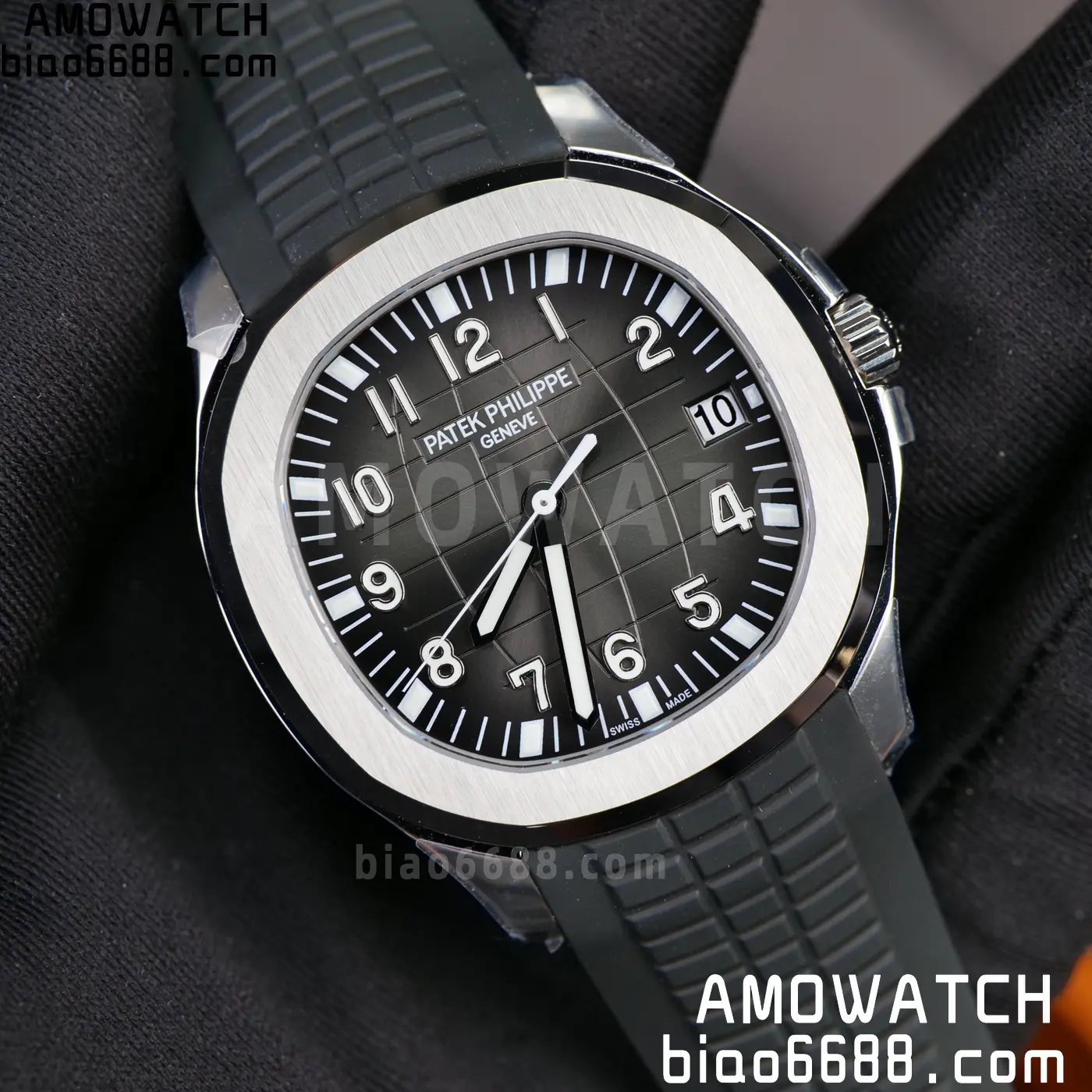 PP Aquanaut 5167 SS DDF 1:1 Best Edition Gray Dial on Black Rubber Strap DD324 27 ab9372d3e076075 AMO Watch
