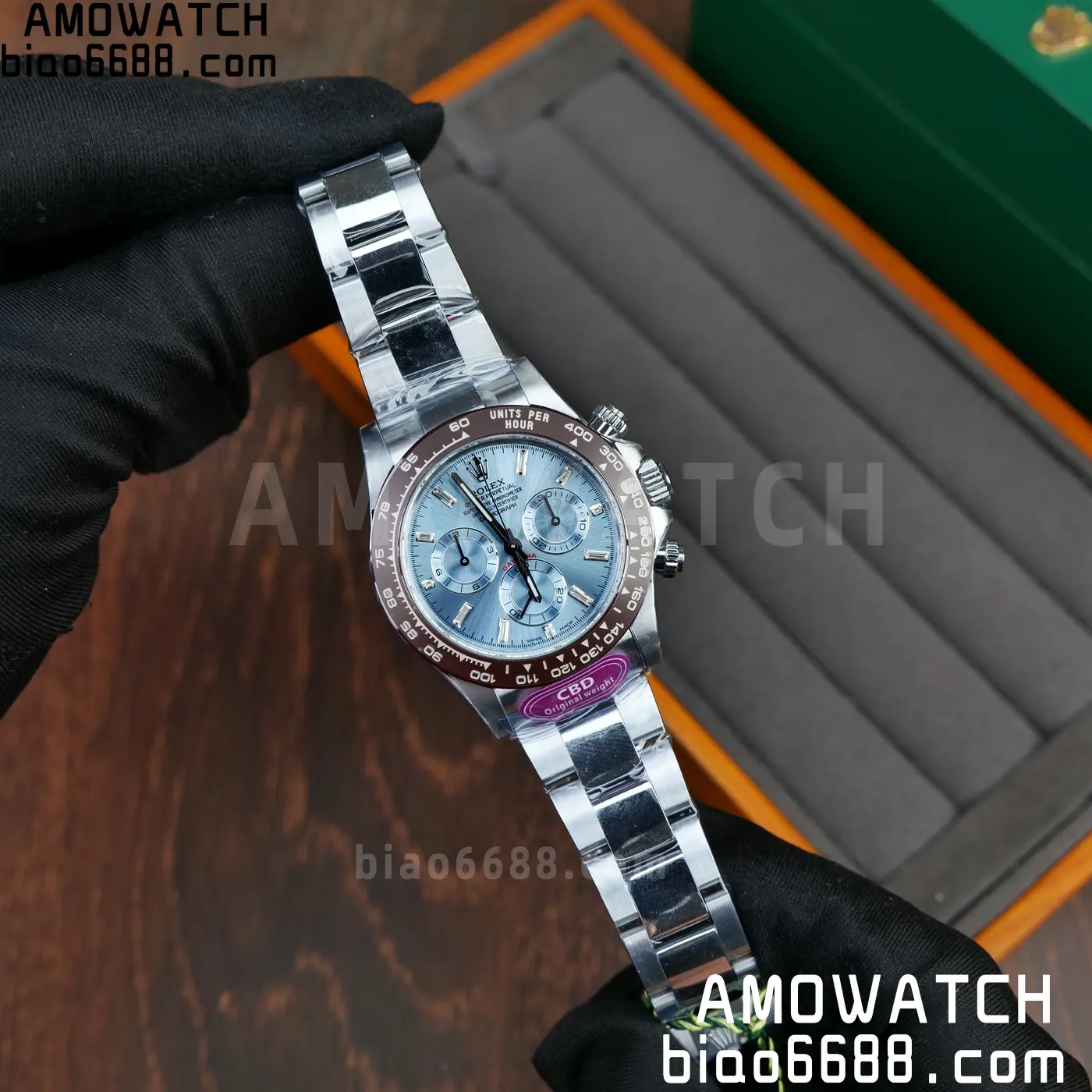 Rolex Daytona 116506 CBDF 1:1 Best Edition Ice Blue Crystal Dial on SS Bracelet 4130 210g 63 abd4ea8683b8912 AMO Watch