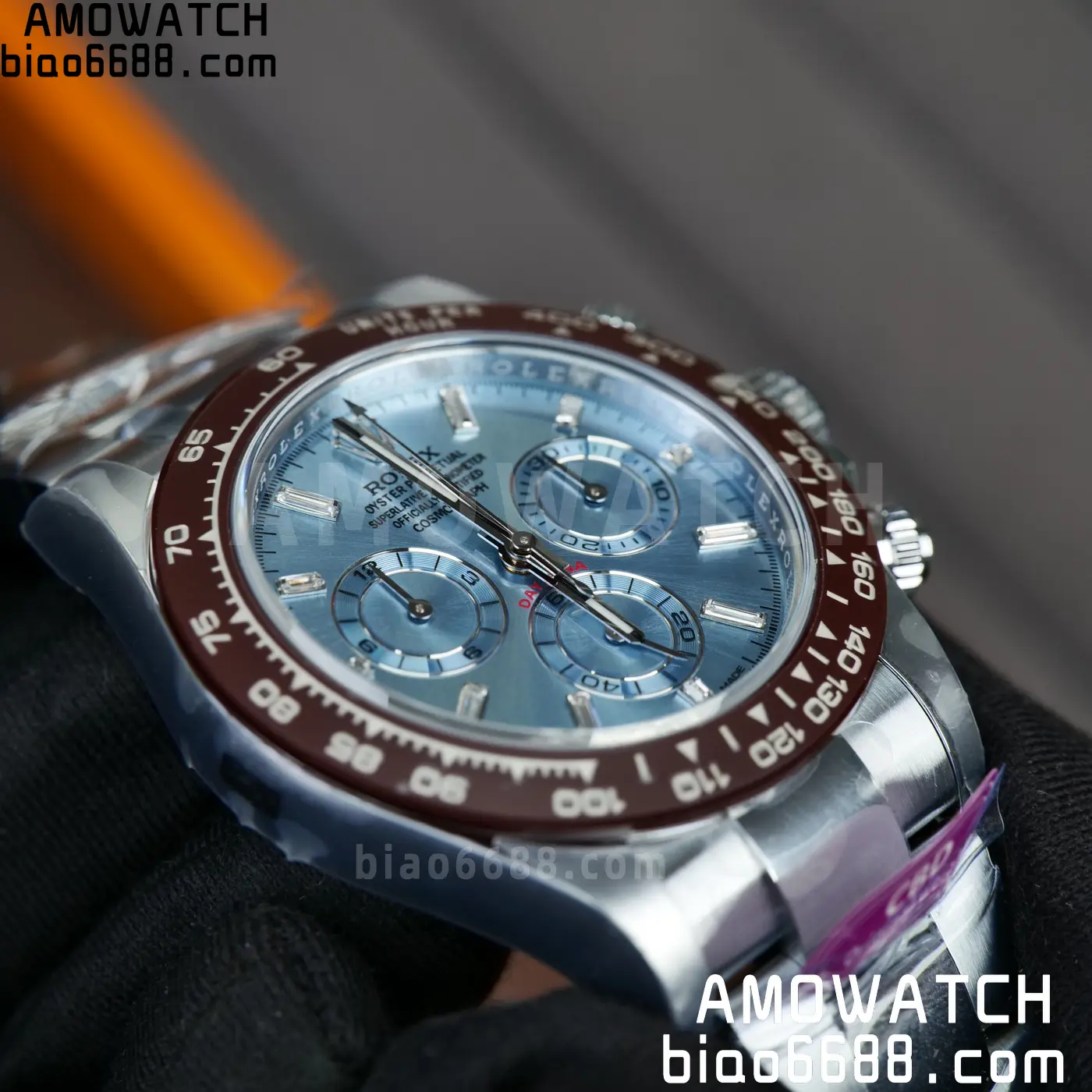 Rolex Daytona 116506 CBDF 1:1 Best Edition Ice Blue Crystal Dial on SS Bracelet 4130 210g 79 afd8239ba457b0e AMO Watch