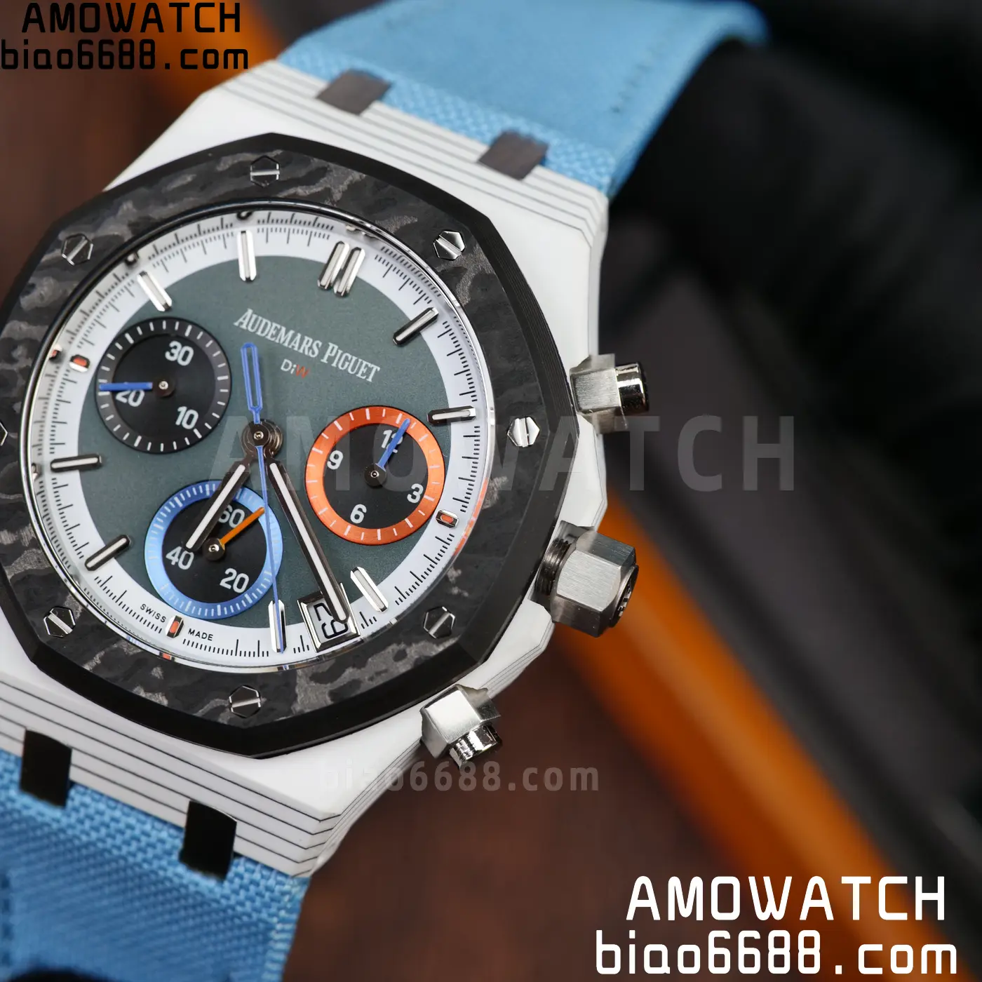 AP Royal Oak Chrono DIW 26240 41mm Quartz Fiber/NY Green Dial APF SH4401 76 b0ba601a237a1f8 AMO Watch