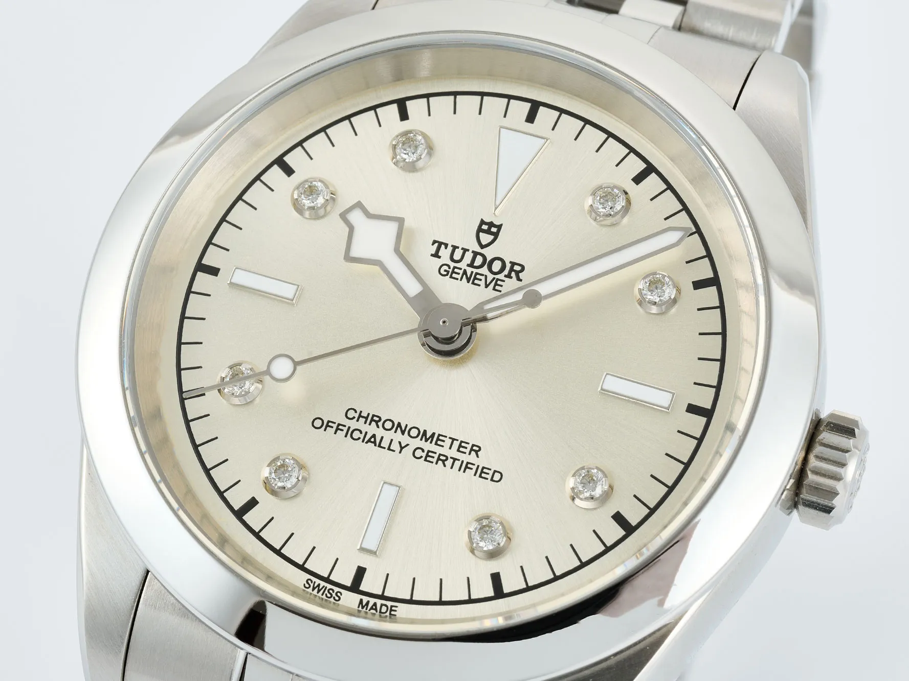 Tudor Black Bay One 41 SS HTF 1:1 Best Edition Silver Diamonds Dial on SS Bracelet A26J 23 b0c54ee41703f6f AMO Watch