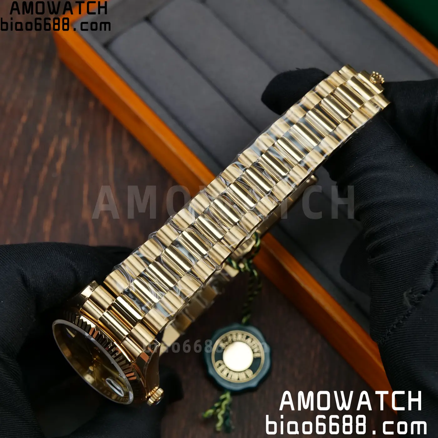 Rolex Day Date 40 YG CBDF 1:1 Best Edition YG Dial on President Bracelet VR3255 (210g) 65 b215a5494db722f AMO Watch