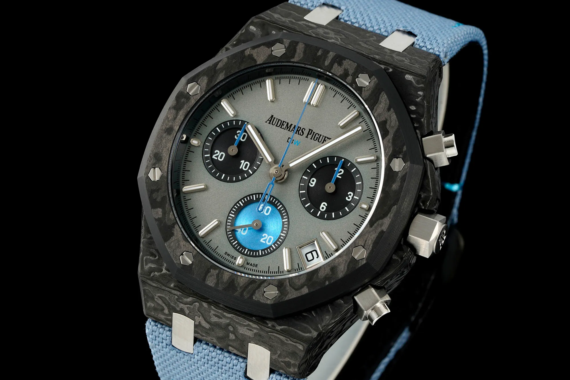 AP Royal Oak Chrono DIW 26240 41mm Quartz Fiber/NY Ash Grey Dial APF SH4401 21 b2789d322520f4f AMO Watch