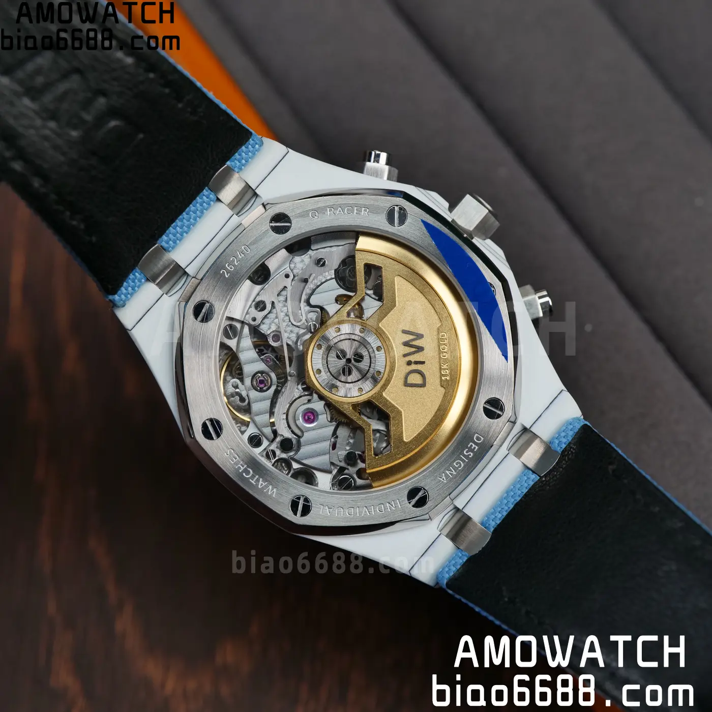 AP Royal Oak Chrono DIW 26240 41mm Quartz Fiber/NY Green Dial APF SH4401 89 b45ec1f53507cb7 AMO Watch
