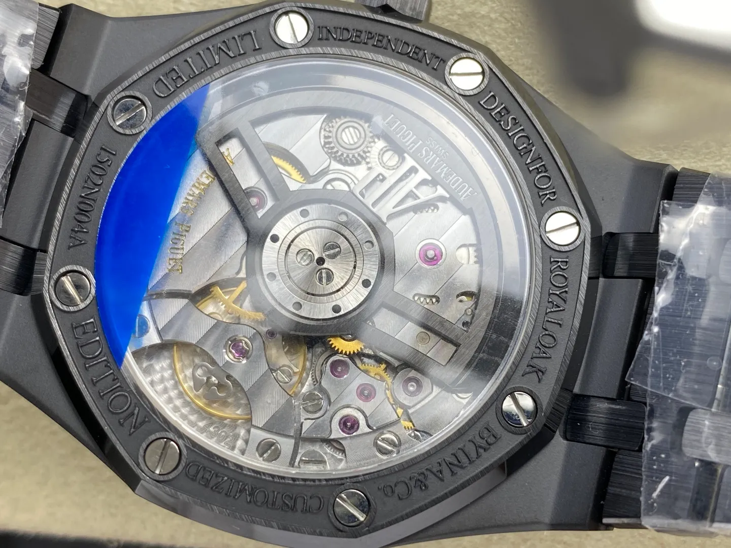 AP Royal Oak 41mm 15500 Black Ceramic ZF 1:1 Best Edition Black Dial on Ceramic Bracelet SA4302 Free Spring 34 b92708e8040c133 AMO Watch