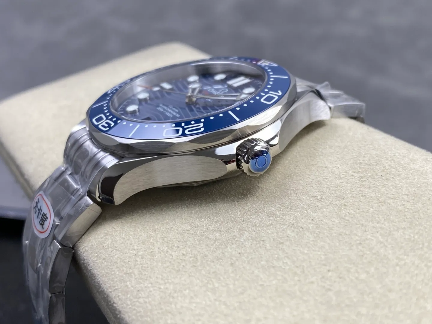 Seamaster Diver 300M SS ORF 1:1 Best Edition Blue Ceramic BlueDial on SS Bracelet (Free Spring) 34 bb07823be346e61 AMO Watch