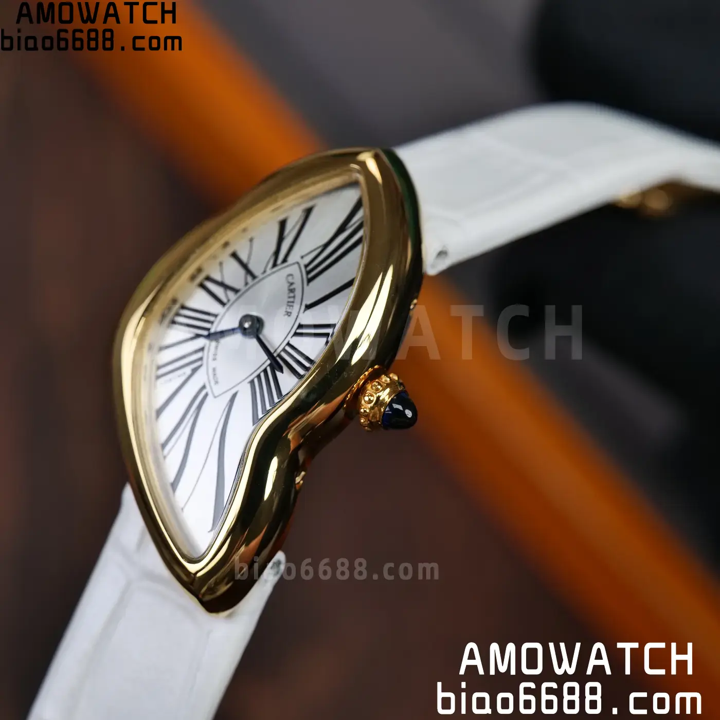 Cartier CRASH 23mm YG White dial Quartz 70 bb28a169fcce560 阿默表行AmoWatch