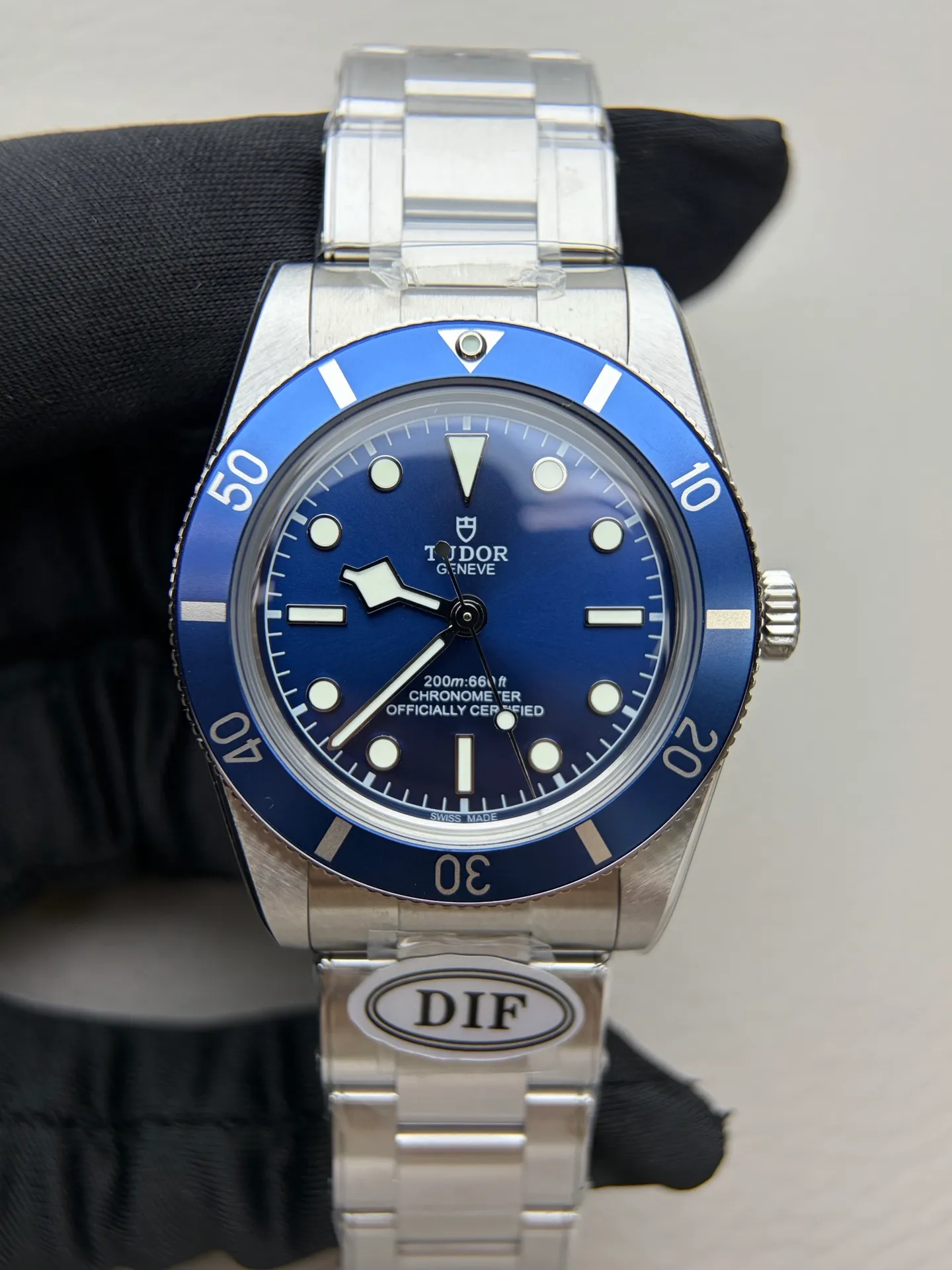 Tudor Heritage Black Bay M79000N 37mm SS DIF 1:1 Best Edition Blue Dial Blue Bezel on SS Bracelet DD2824 22 bc1f1a2bd690524 AMO Watch