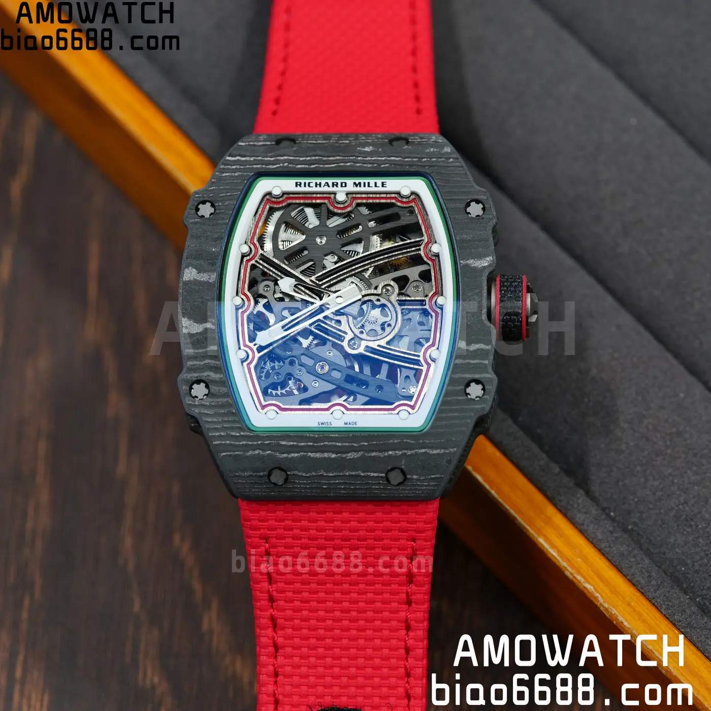 RICHARD MILLE RM67-02 Black NTPT RICH Factory 1:1 Italy Green/Red/White Skeleton Dial CRMA7 Super Clone 124 bc29d7c9e784f9e 阿默表行AmoWatch