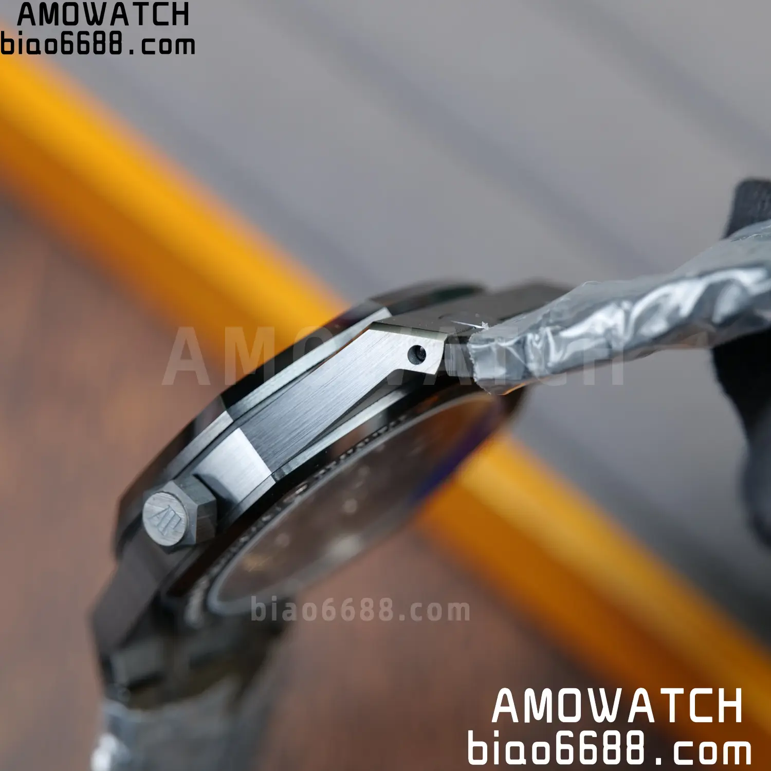 AP Royal Oak 41mm 15500 Black Ceramic ZF 1:1 Best Edition Black Dial on Ceramic Bracelet SA4302 Free Spring 94 bc4ddc8b32302b4 AMO Watch