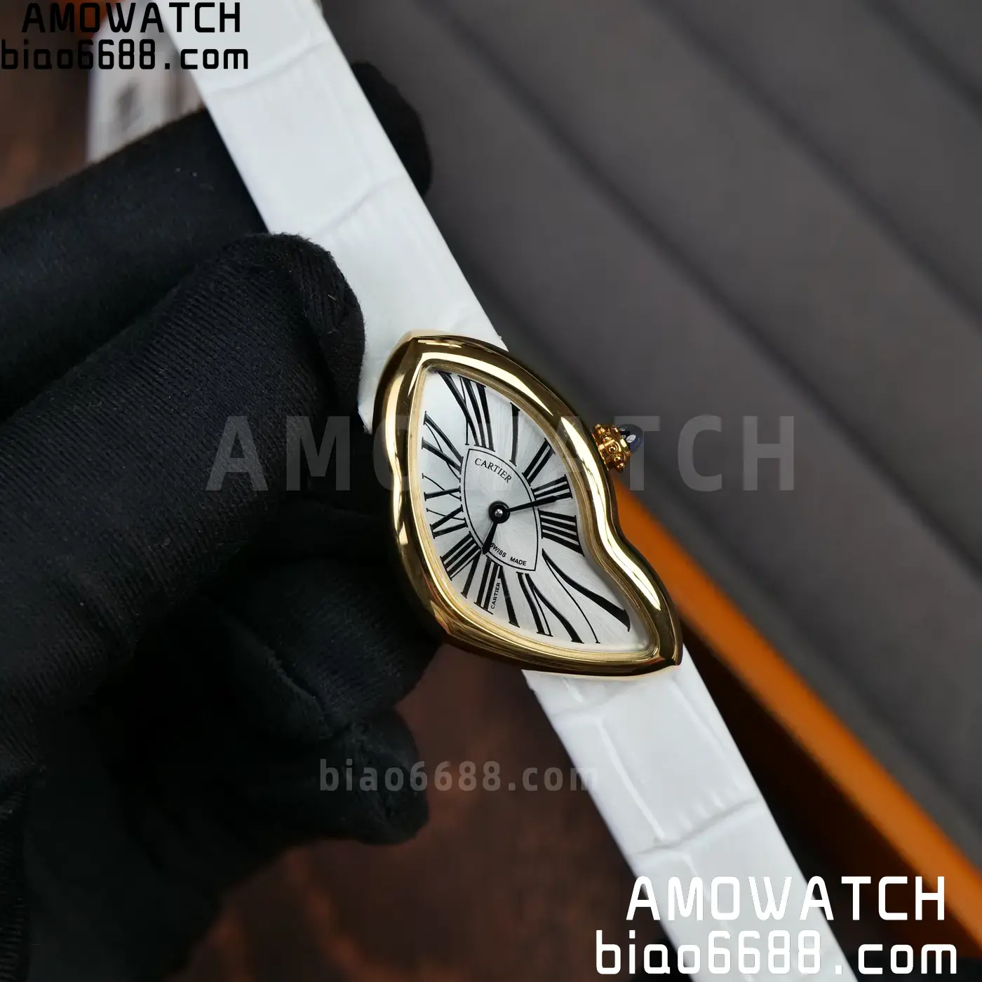 Cartier CRASH 23mm YG White dial Quartz 62 bf00d79add4617d 阿默表行AmoWatch