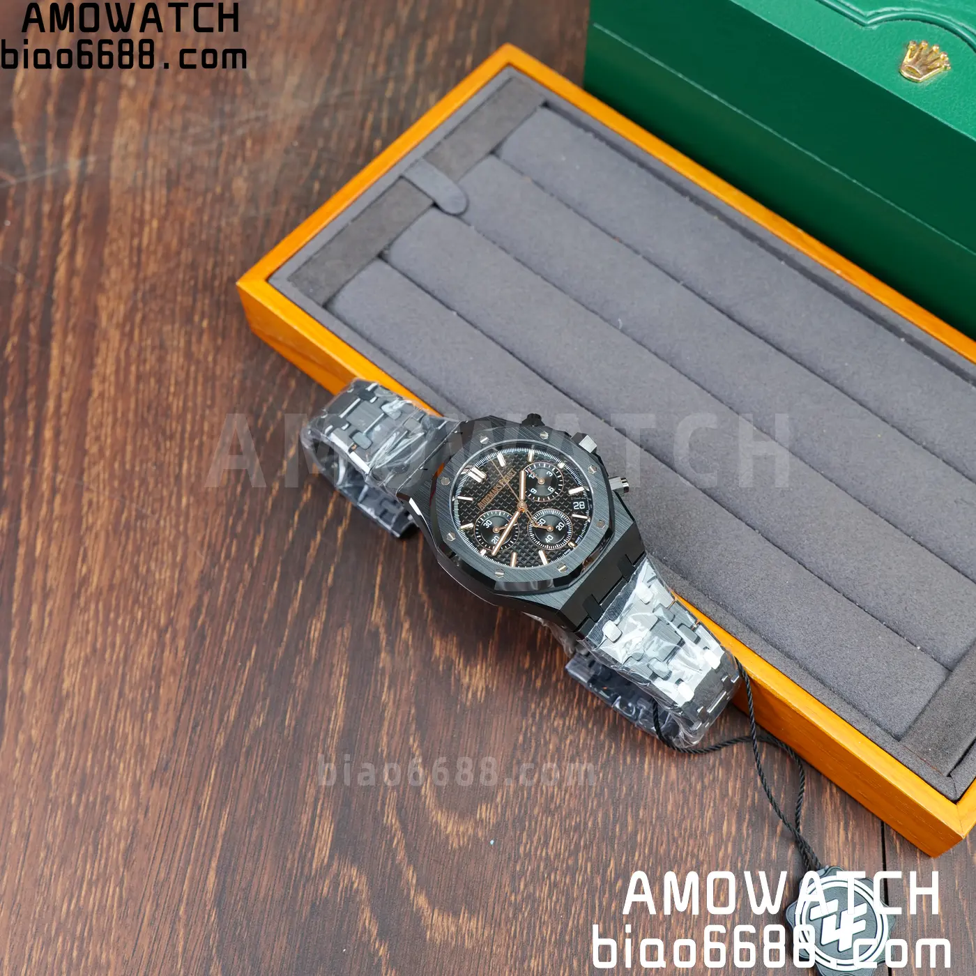AP Royal Oak Chrono 26240 Black Ceramic ZF 1:1 Best Edition on Ceramic Bracelet SA4401 Super Clone V2 (Free Sprung) 62 bf318f7e904ef99 AMO Watch