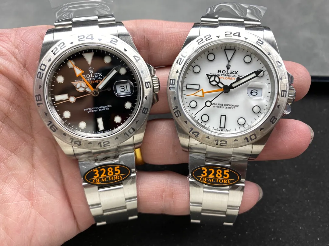 Rolex Explorer II 42mm 226570 Black 904L SS QF 1:1 Best Edition White Dial on Bracelet DD3285 39 bf6599e15265eb2 AMO Watch