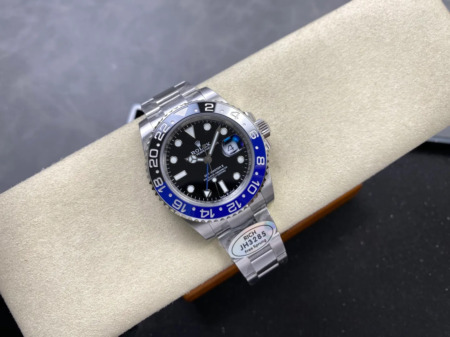 Rolex GMT-Master II 126710 BLNR 904L Steel RICH Batgirl 1:1 Best Edition on Oyster Bracelet JH3285 (Free Sprung) V2 29 c12c5b6e255e3ea 阿默表行AmoWatch