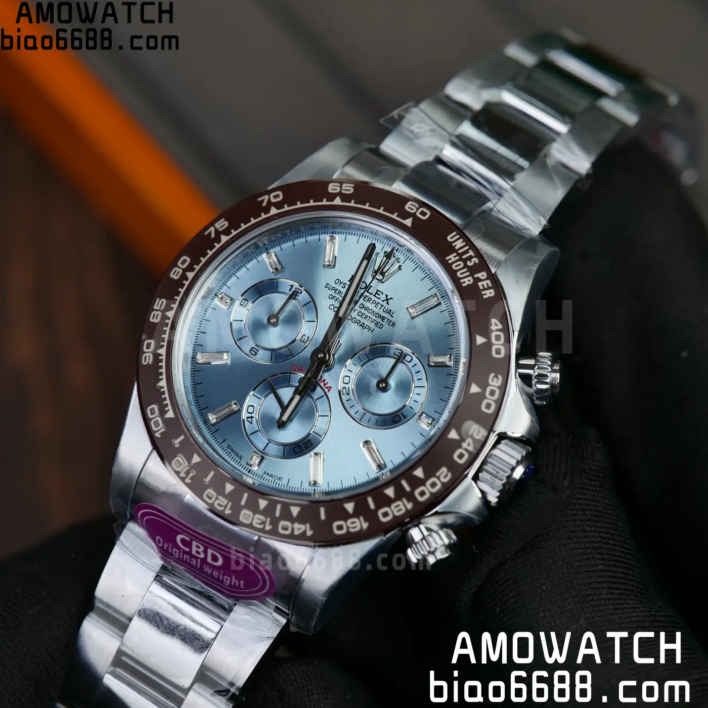 Rolex Daytona 116506 CBDF 1:1 Best Edition Ice Blue Crystal Dial on SS Bracelet 4130 210g 75 c12f1b8e55bb39f AMO Watch