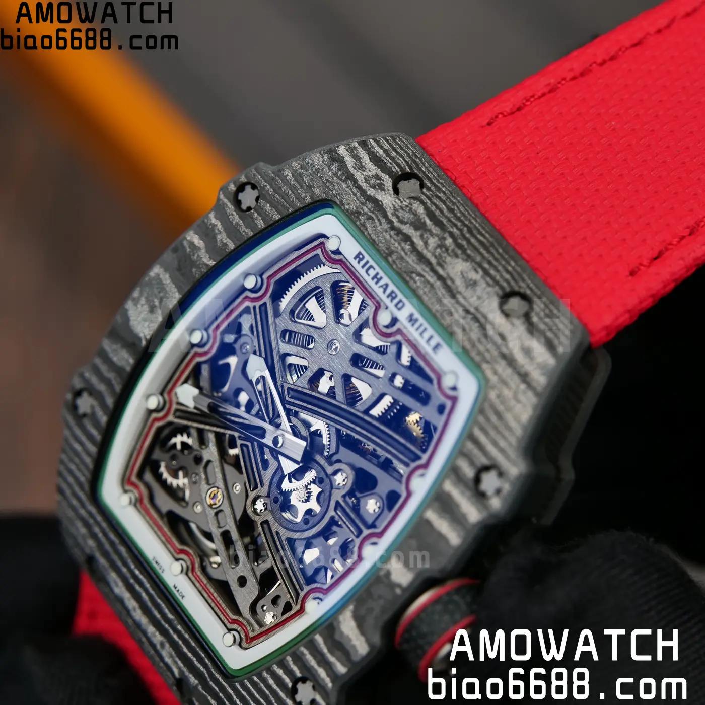 RICHARD MILLE RM67-02 Black NTPT RICH Factory 1:1 Italy Green/Red/White Skeleton Dial CRMA7 Super Clone 128 c3545c6109f465a 阿默表行AmoWatch