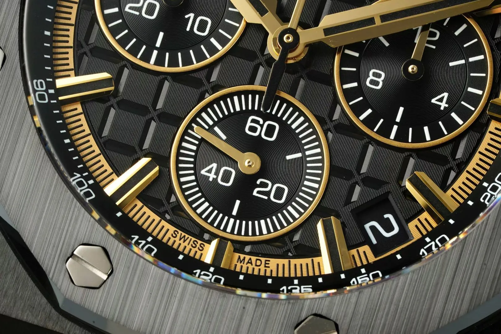 AP Royal Oak Offshore 26420 Black Ceramic DDF 1:1 Best Edition Black/YG Dial on Yellow Rubber Strap DD4401 Super Clone 23 c38f9b4111f3593 AMO Watch
