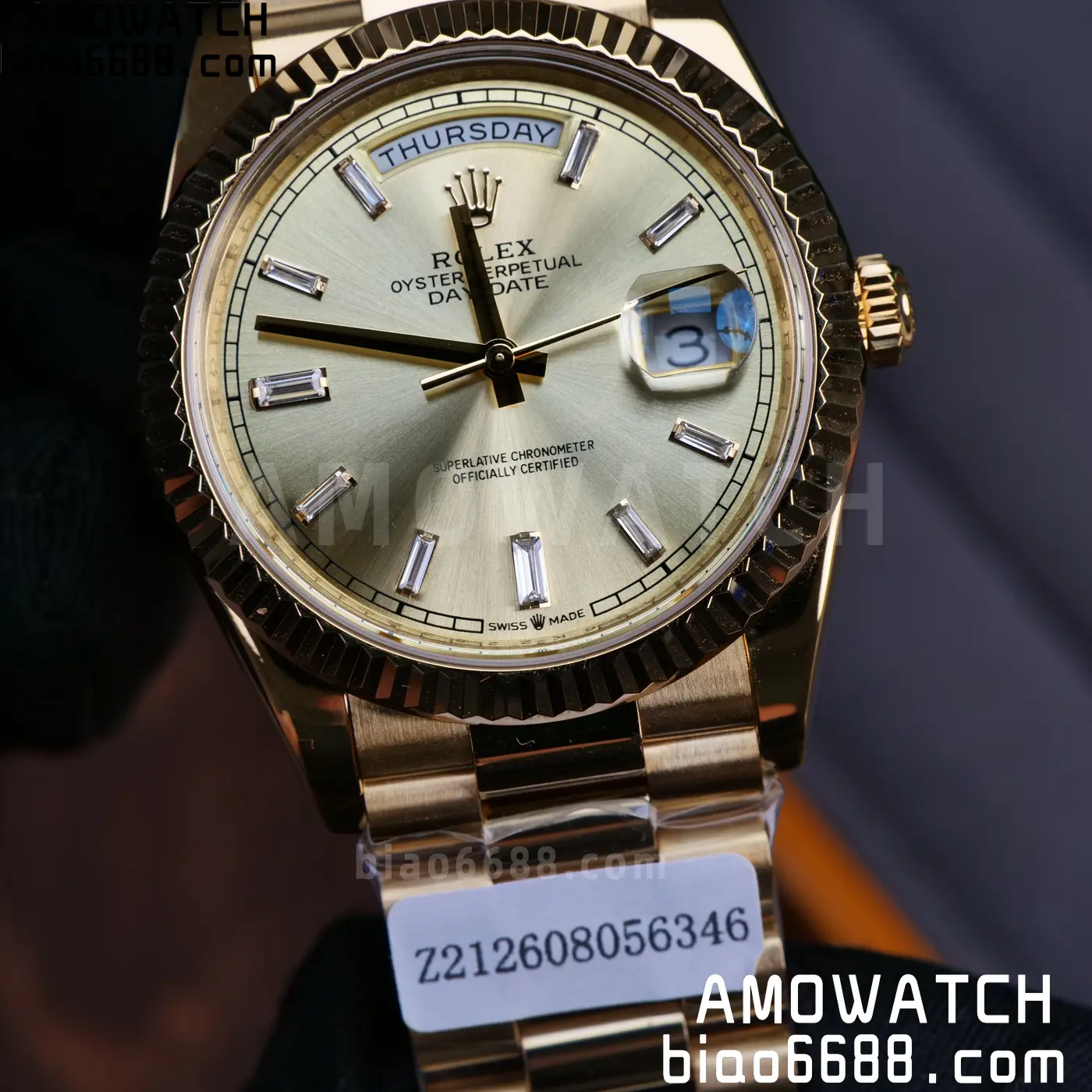 Custom Made Rolex Day Date 40 YG CBDF 1:1 Best Edition (Weighted) 74 c49f89f3e37743b AMO Watch