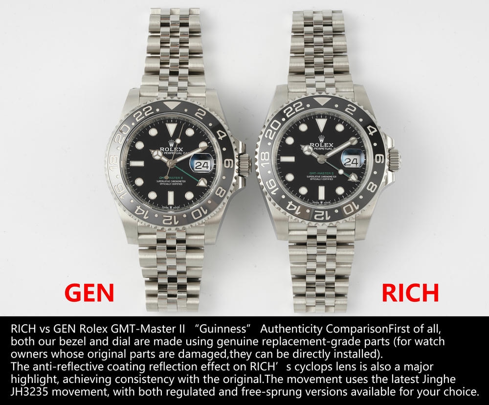 Rolex GMT-Master II 126710 BLNR 904L Steel RICH Bruce Wayne 1:1 Best Edition on Jubilee Bracelet JH3285 (Free Sprung) V2 52 c4ca4238a0b9238 阿默表行AmoWatch