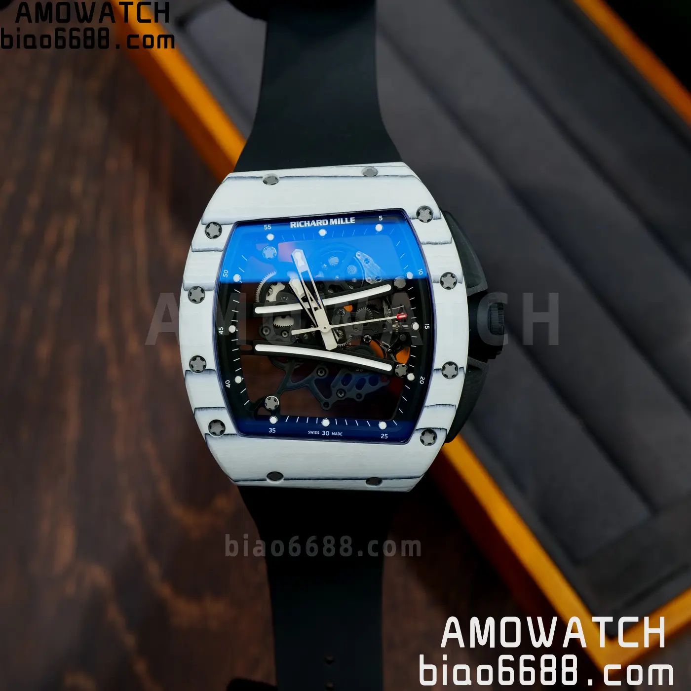 RICHARD MILLE RM61-01 RM6101 A9F 1:1 Best Edition Black Bezel Strap RMUL3 Free Sprung 78 c618315982eee95 阿默表行AmoWatch