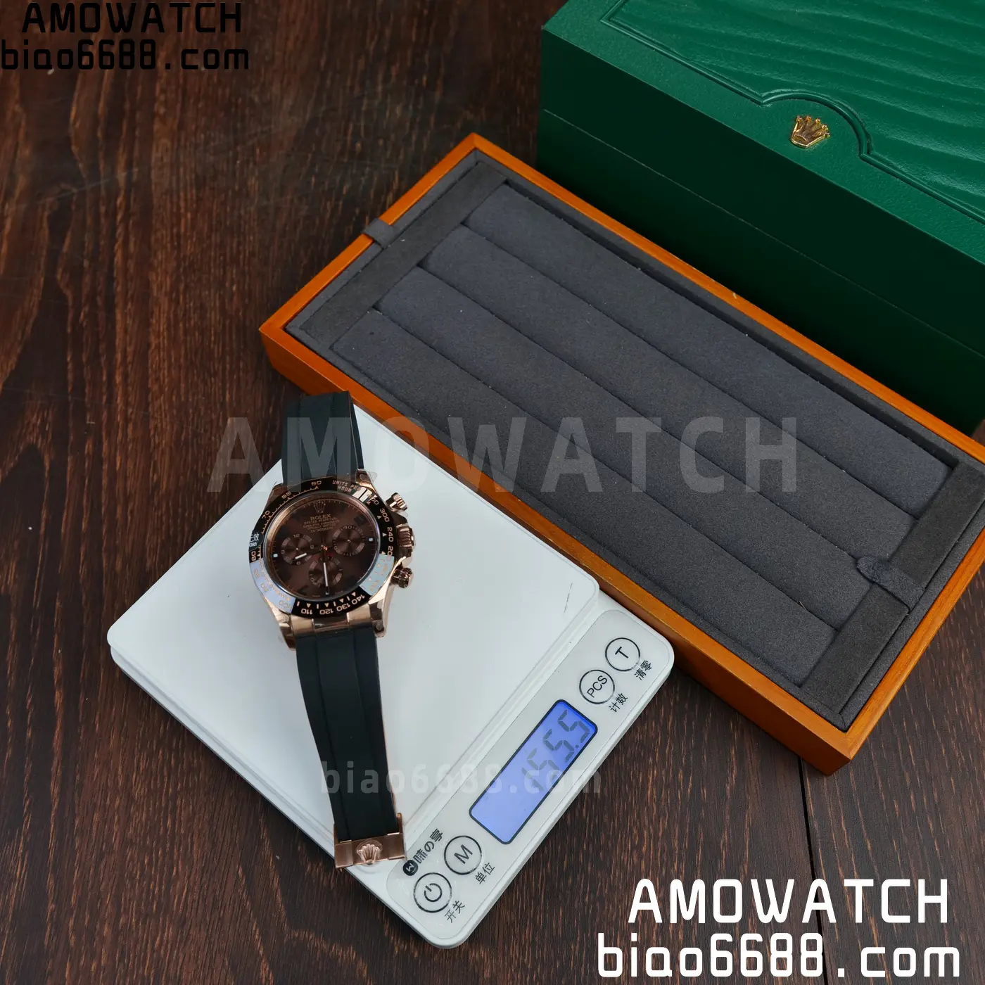 Rolex Daytona 116515 QF 1:1 Best Edition Brown Dial SH4130 V11 (Weighted) 57 c8948ead9f00d35 阿默表行AmoWatch